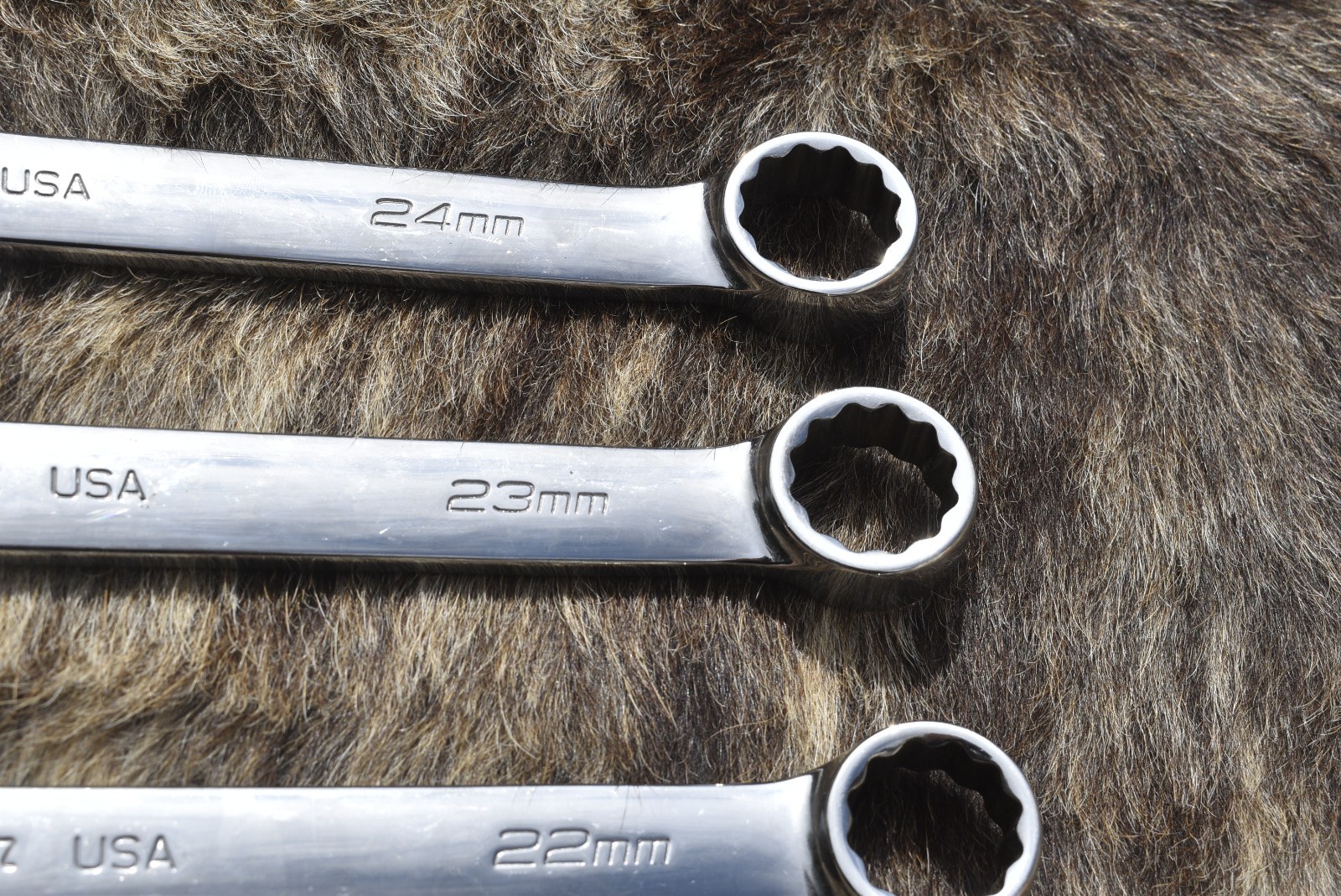 SNAP ON SOEXM705 5-Pc 12-Pt Flank Drive® Plus Combination Wrench Set 20–24mm