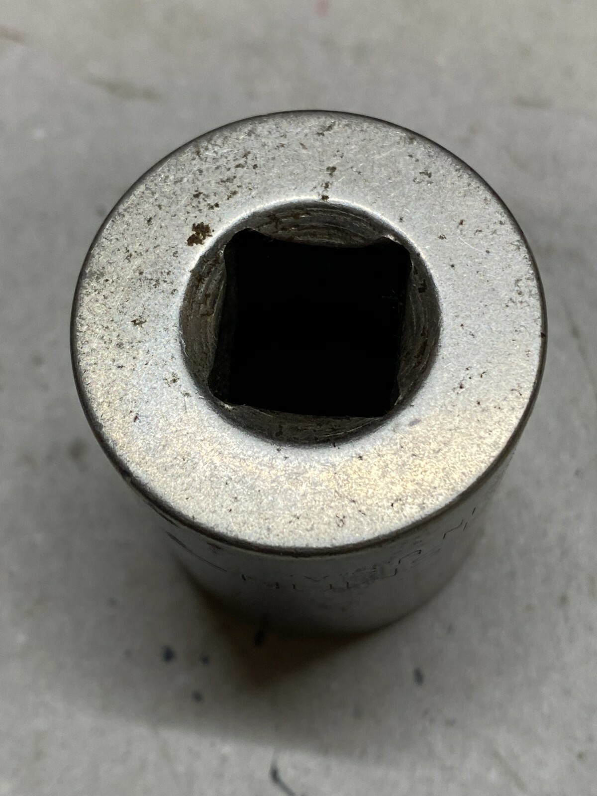 Vintage 70’s-80’s Craftsman 1″ Shallow Chrome 1/2″ Drive 12 Point Socket # 47514