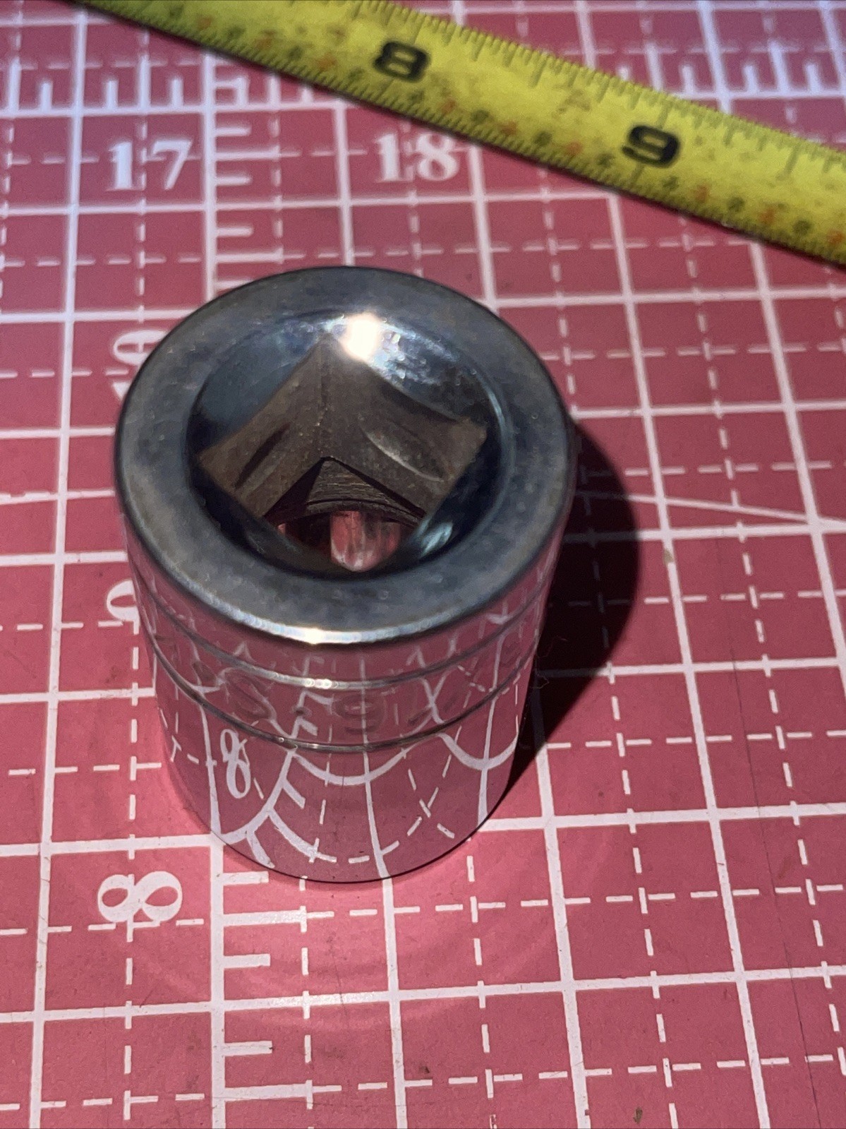 NOS S-K USA 40126 13/16 In SAE 1/2 Drive 12 Point Socket Vintage SK 1/2” 13/16”