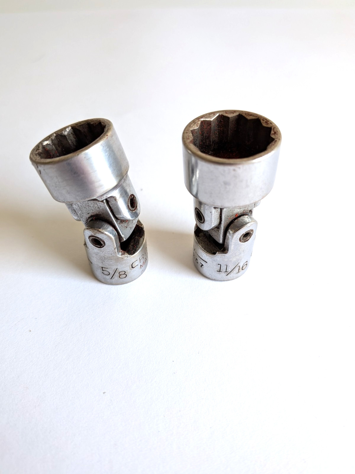 Craftsman USA Swivel Sockets 5/8″ & 11/16″ Lot of 2