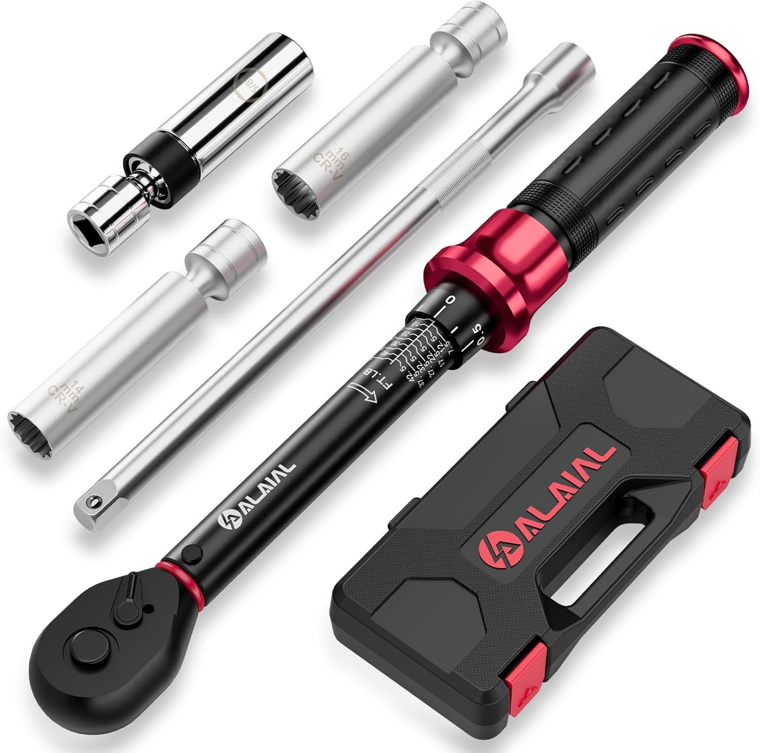 Magnetic Swivel Spark Plug & Torque Wrench Kit for Efficient Vehicle Maintenance