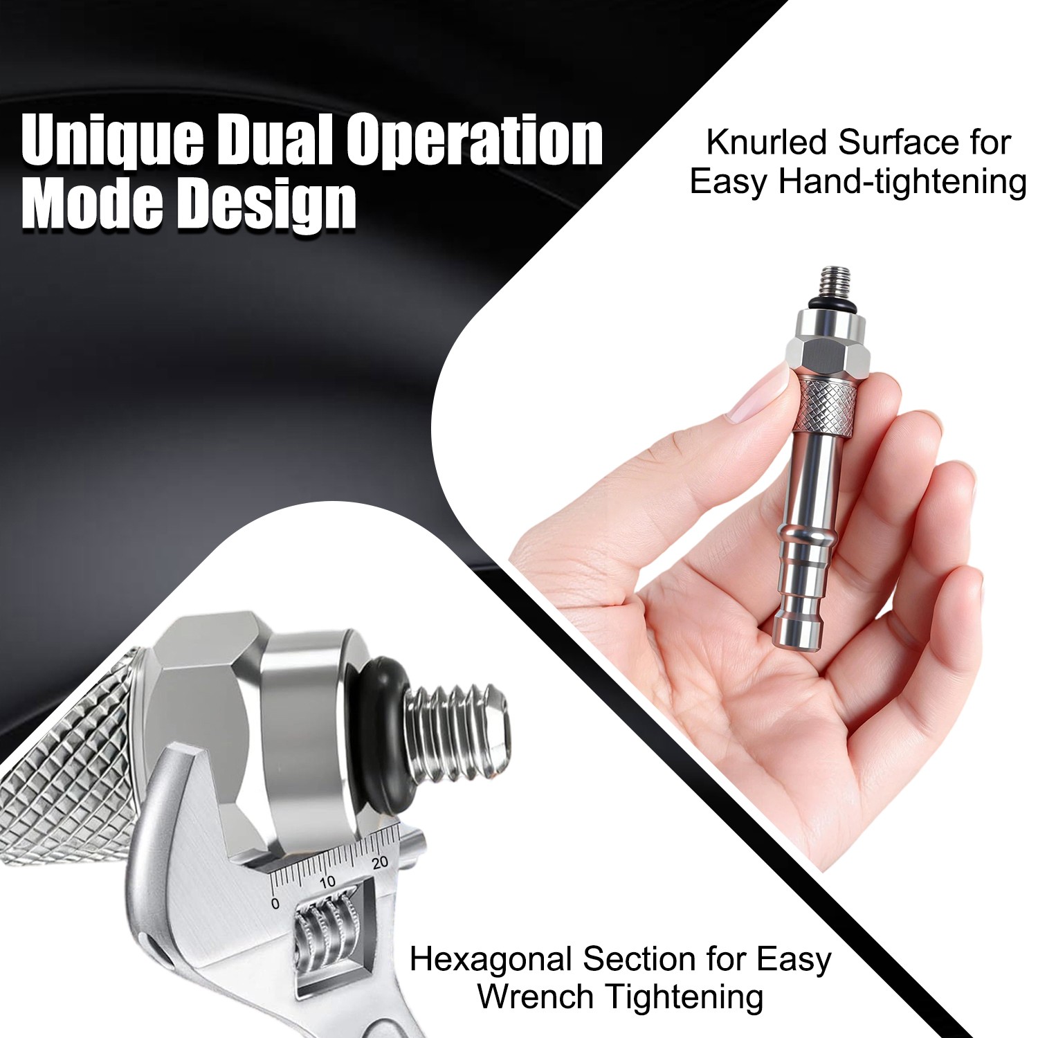 304 Stainless Steel ATF Fill Fitting for GMC Sierra 1500 2015-2019 51190