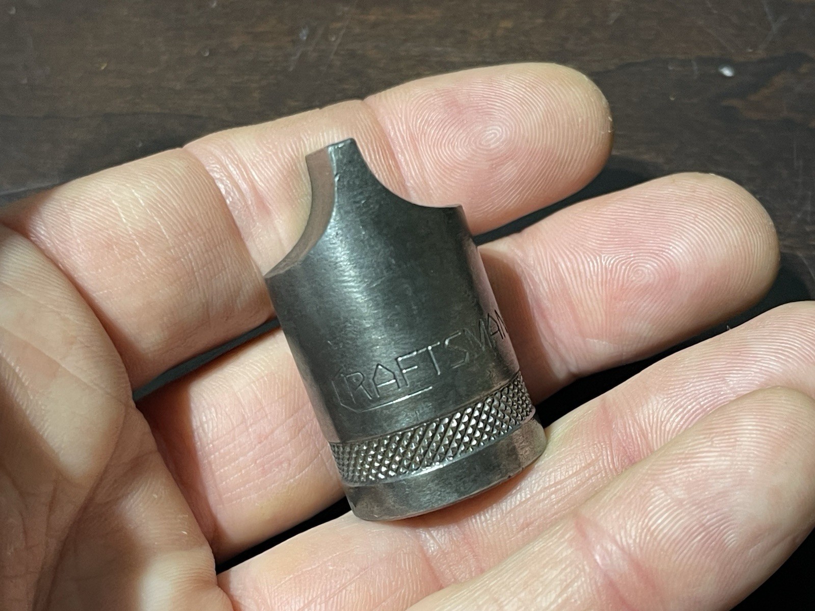 Craftsman Drag Link Socket 1/2″ Drive Circle H Series Knurled VTG