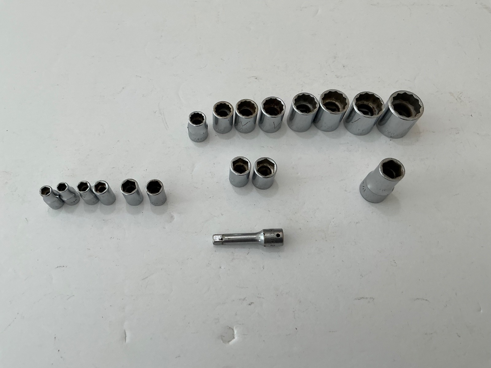 Vtg Asst Par-X sockets 18 pc, 1/4″, 3/8″, & 1/2″ all for $30 OBO