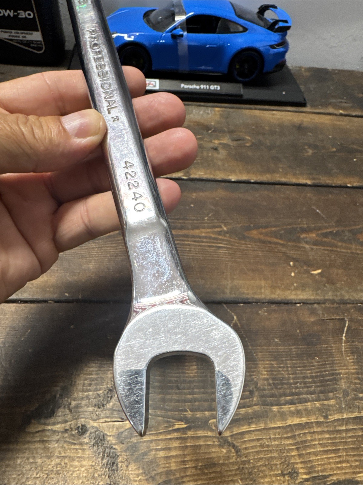 Sears Craftsman Professional Full Polish 13/16″ Wrench 42240 USA Raised Panel
