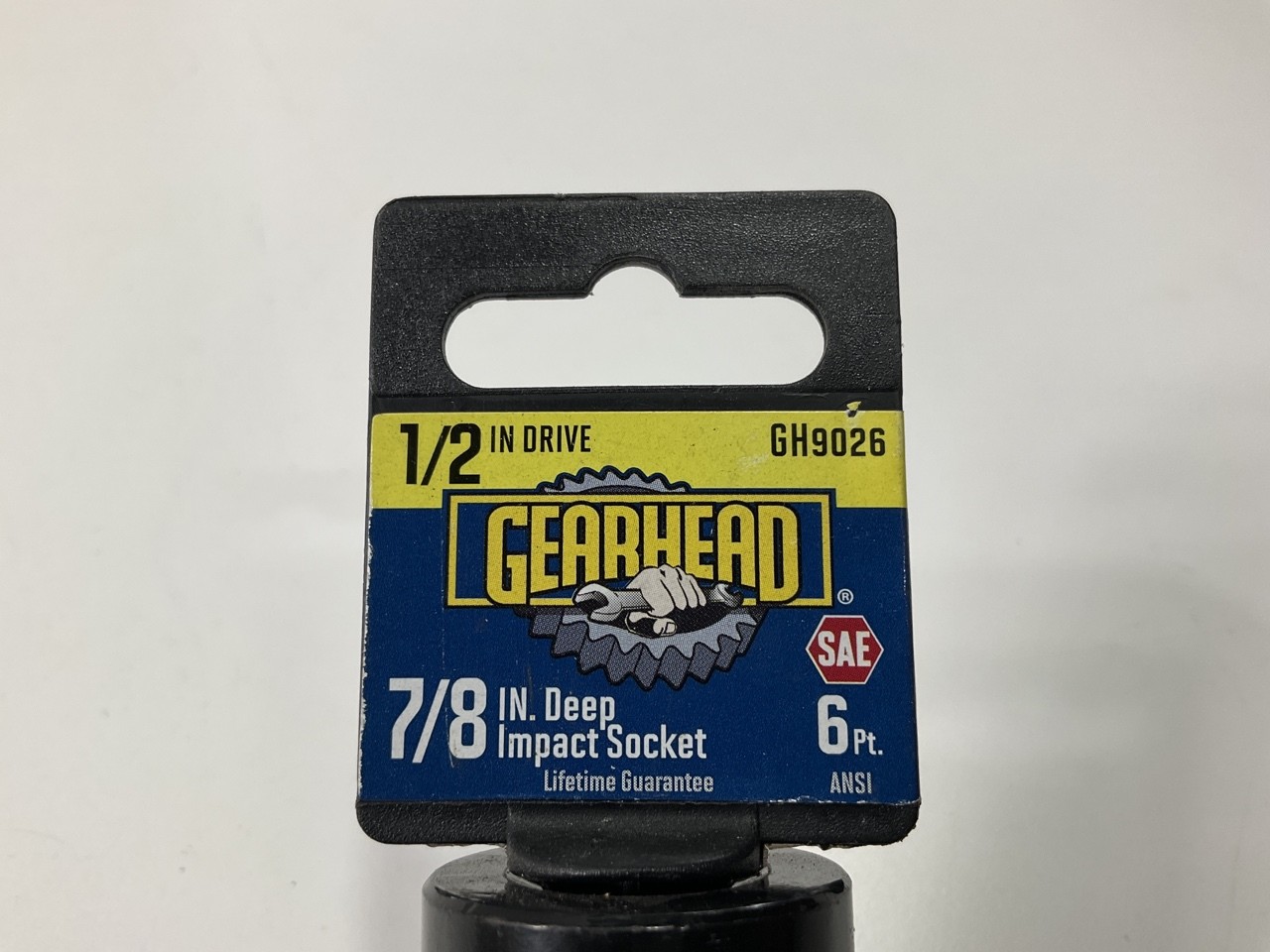 Gearhead GH9026 1/2″ Drive X 7/8 In Deep Impact SAE 6 Point Socket