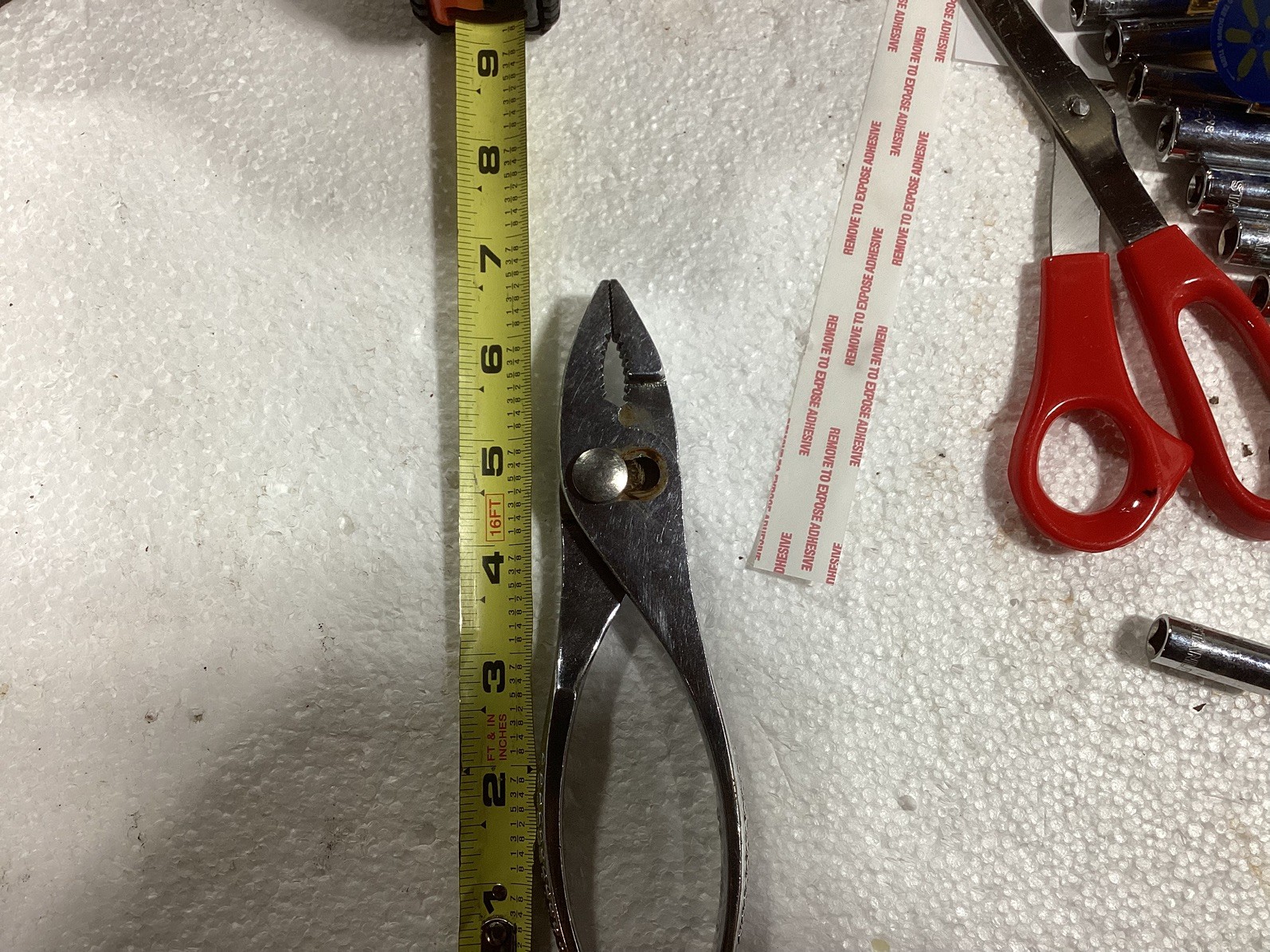 Snap On Tools USA Vintage Slip Joint Pliers 46 With Cutters Vacuum Grip 6.5″
