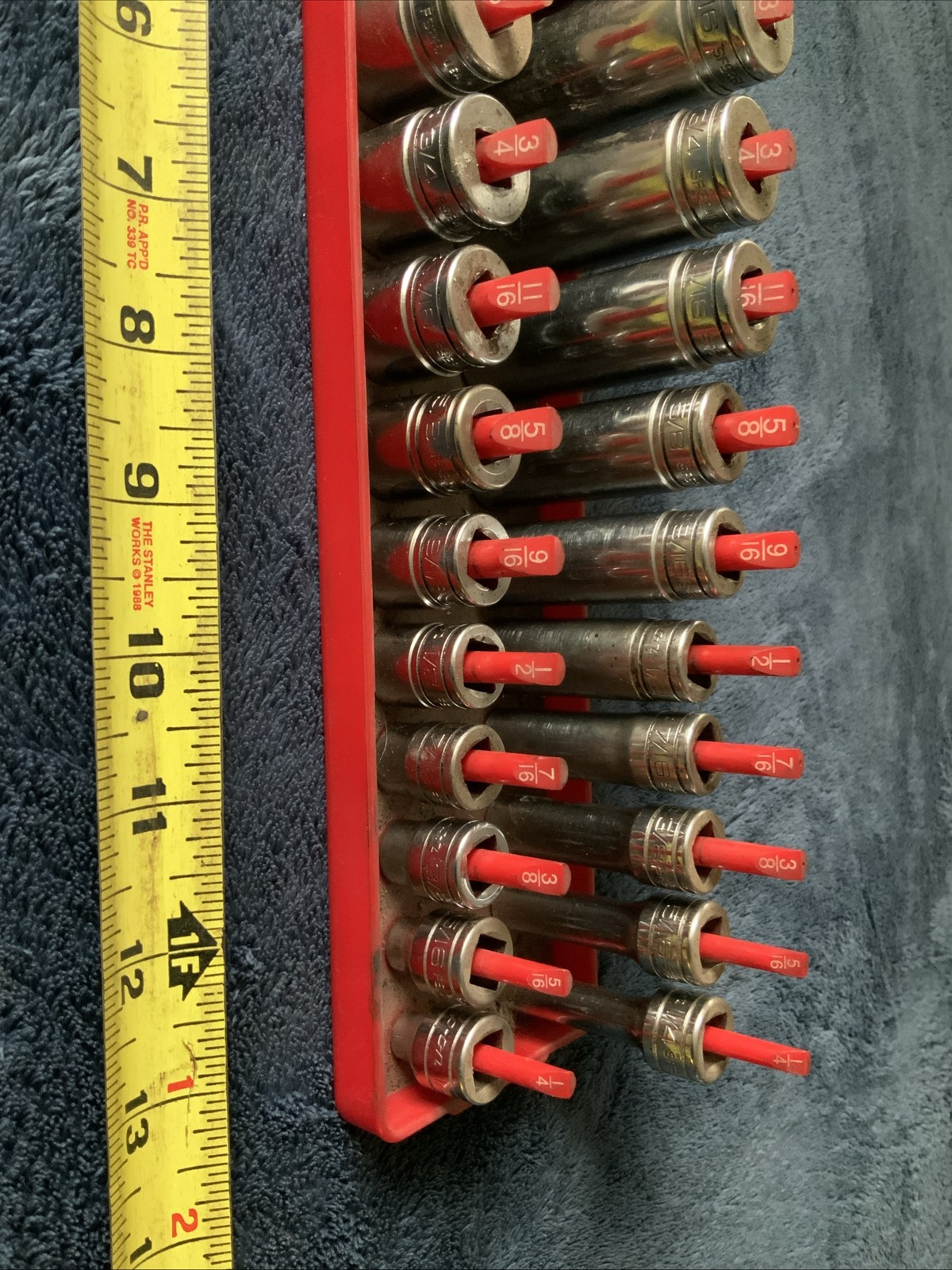 Snap On 3/8” Drive Deep And Shallow Socket Set, Sae, 6pt…..see Pics For Sizes….