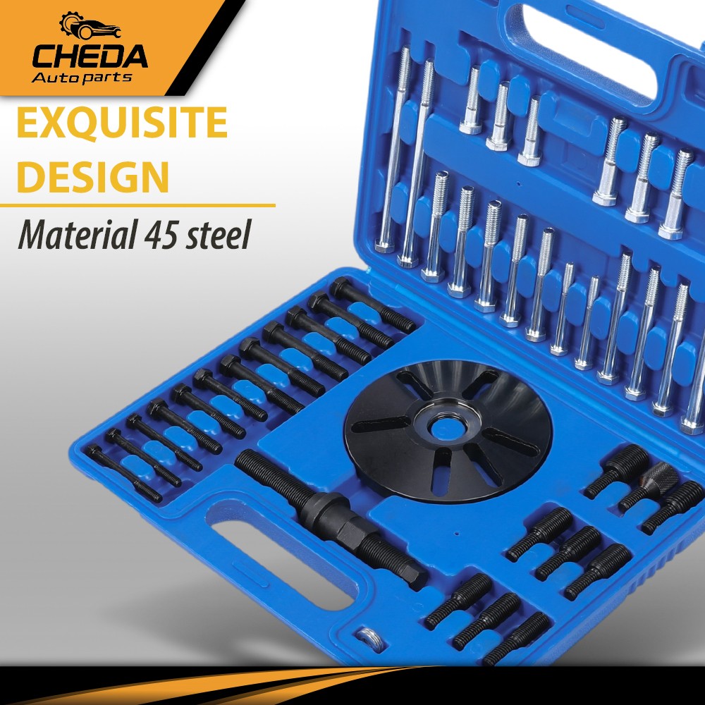 Harmonic Balancer Puller Removal & Installer Tool Set Flywheel Crankshaft Kit
