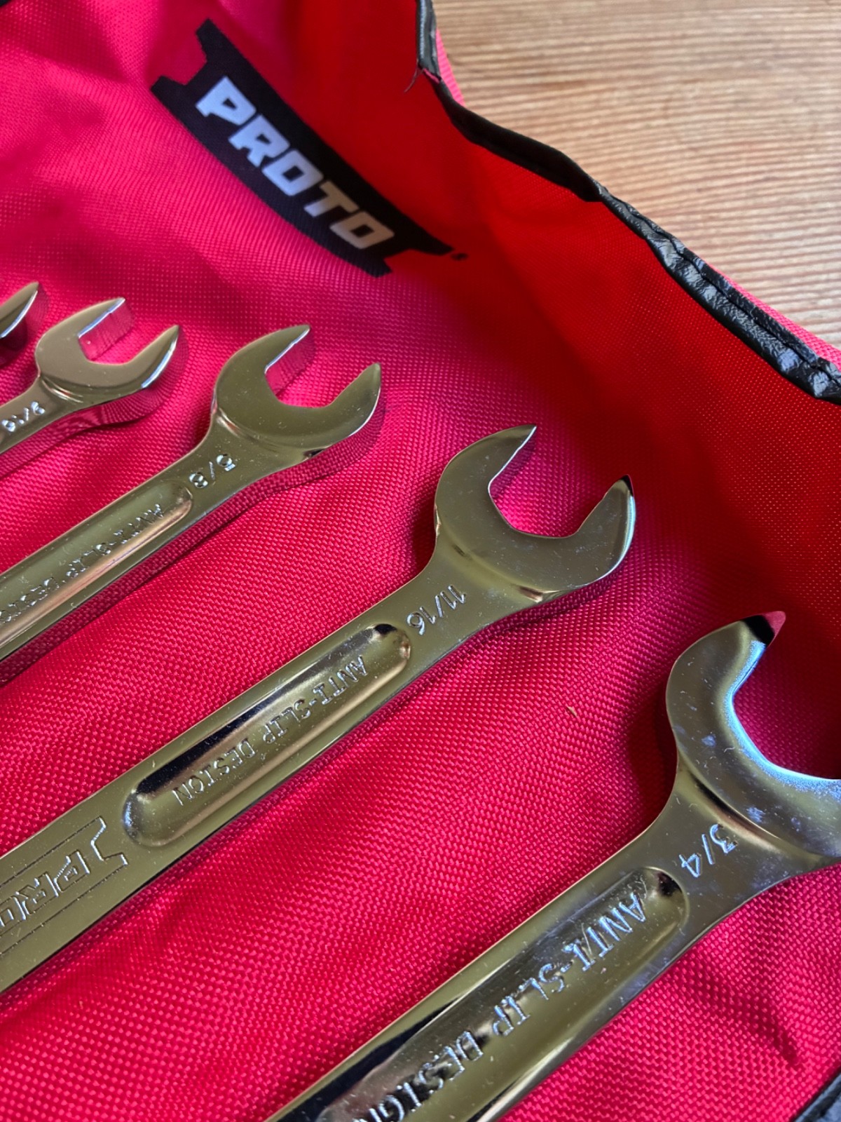 Proto JCUS4967710 7pc Reversible Ratcheting Wrench Set 3/8” – 3/4” MADE IN USA