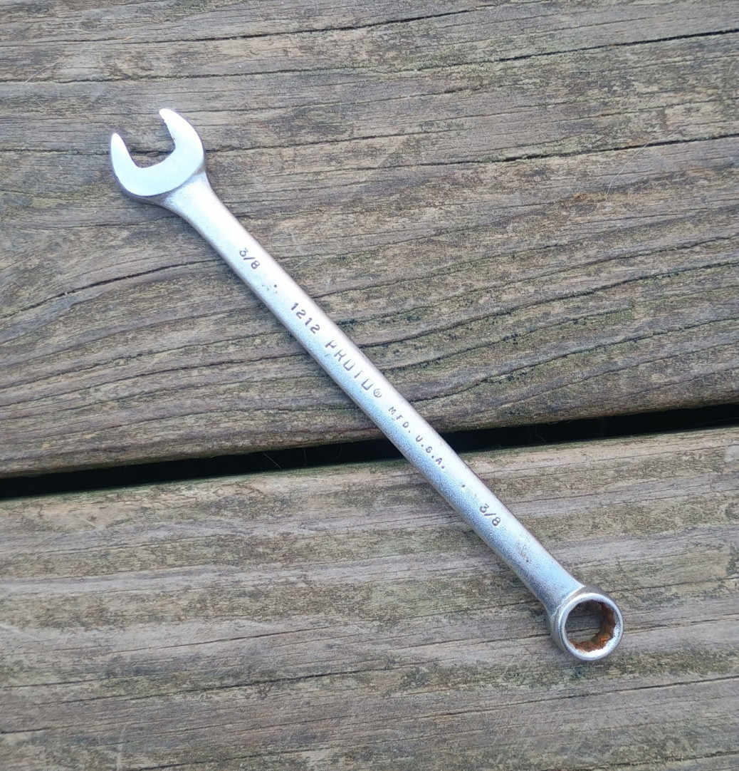 Proto Professional 3/8” Combination Wrench 12 Point 1212 Made In USA