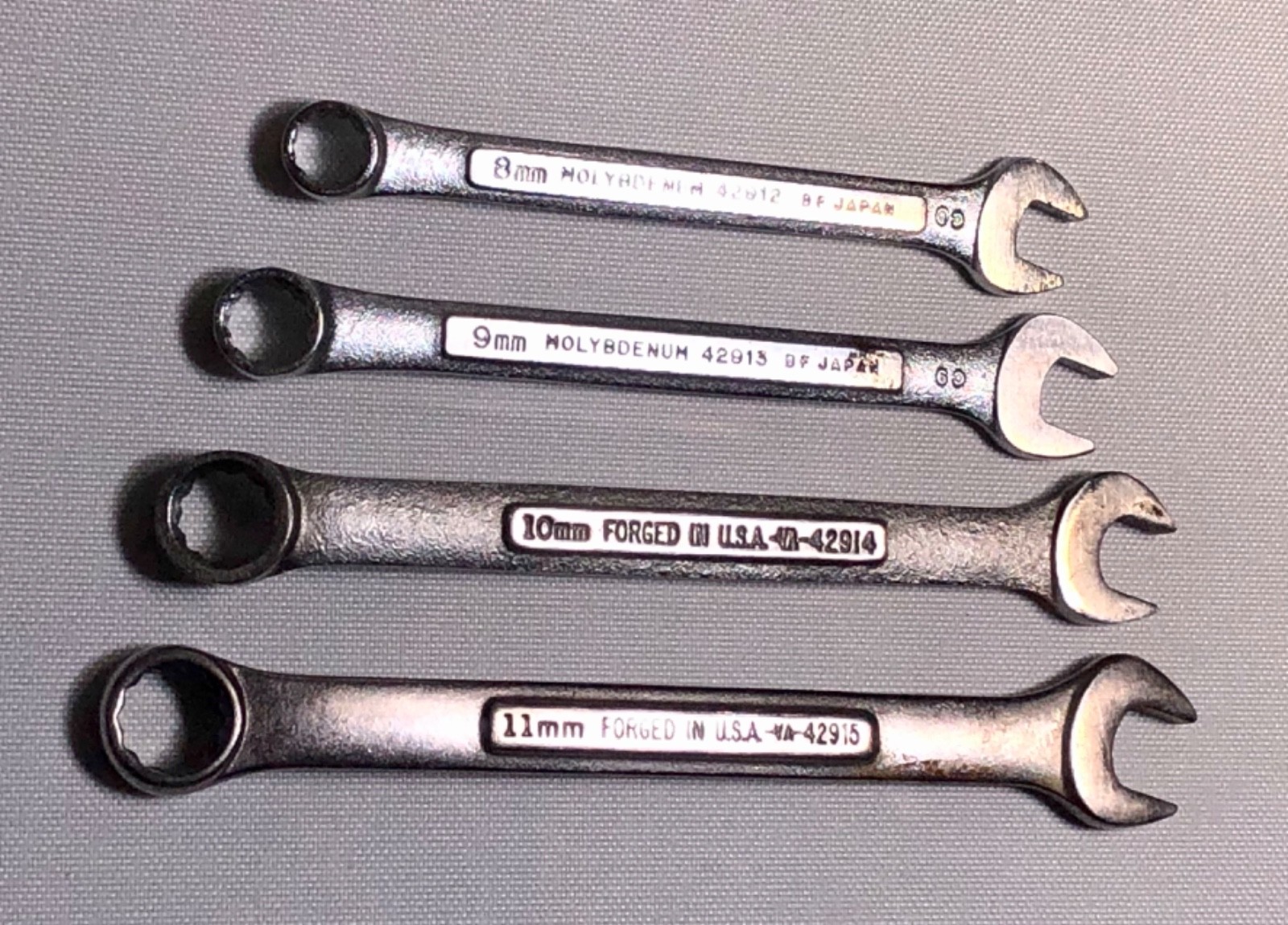 CRAFTSMAN Metric 12PT Combination Wrench Set (4-pieces) 8mm-11mm -VA- U.S.A.
