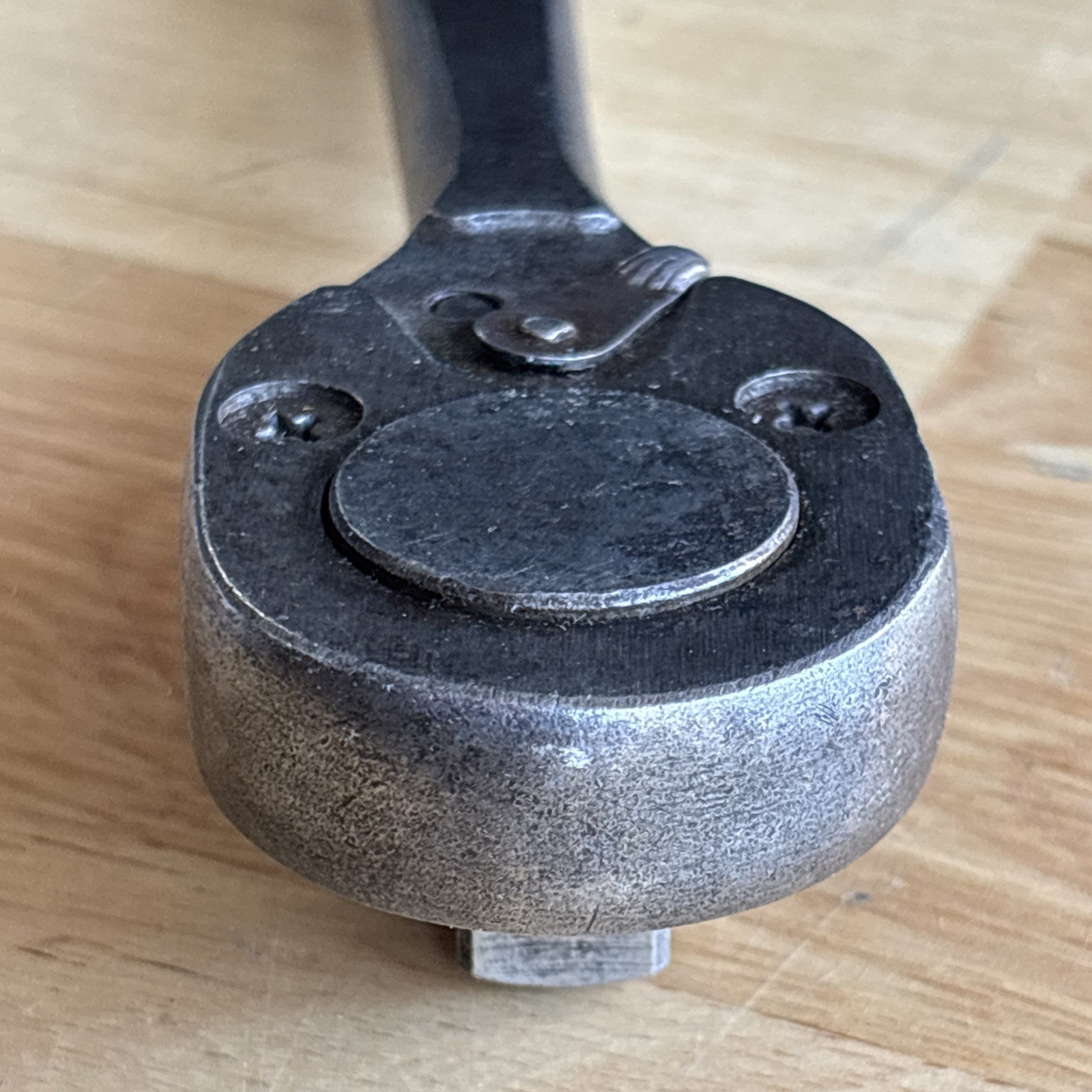 Plomb 10.25″ Ratchet 1/2″ Drive Pebble Handle 5449 Plvmb Plumb Vtg USA