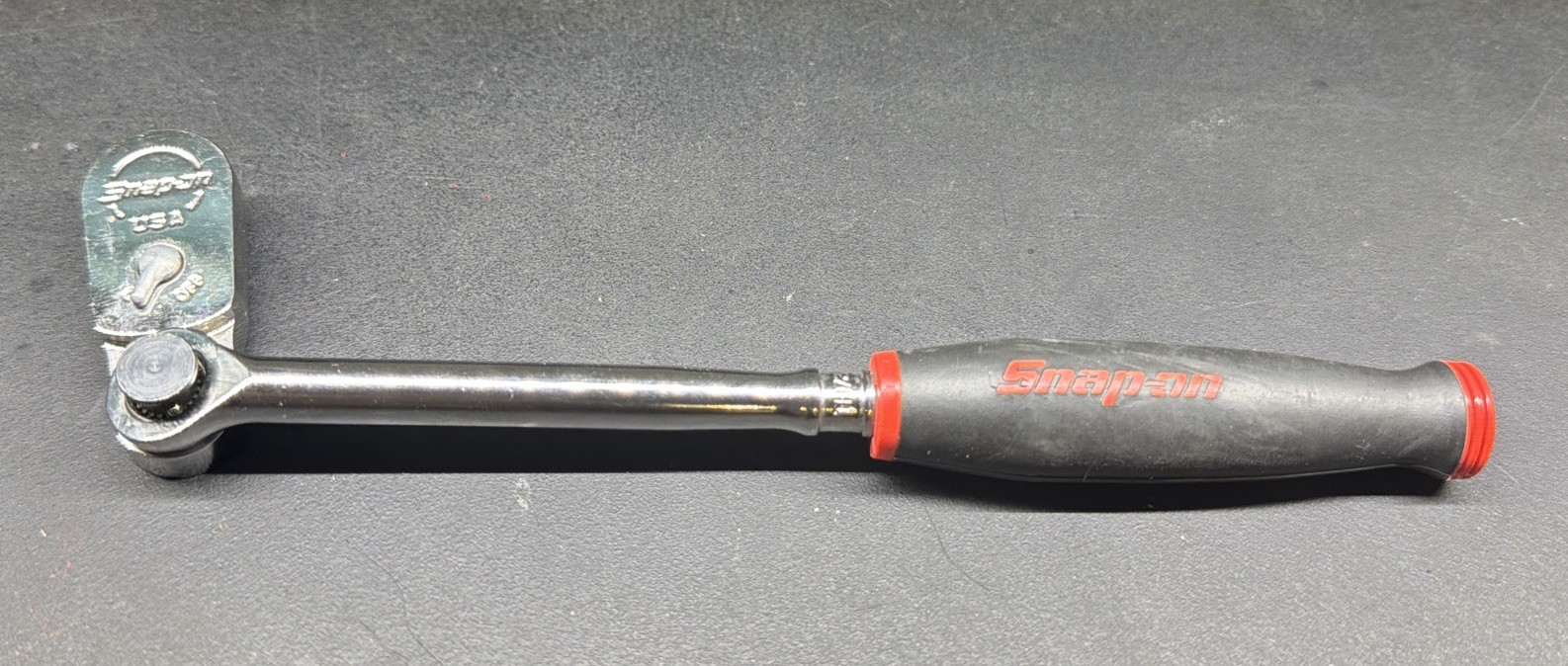 Snap On Tools TH72MP RED 1/4″ Drive Soft Grip Multi-Position Head Ratchet NEW