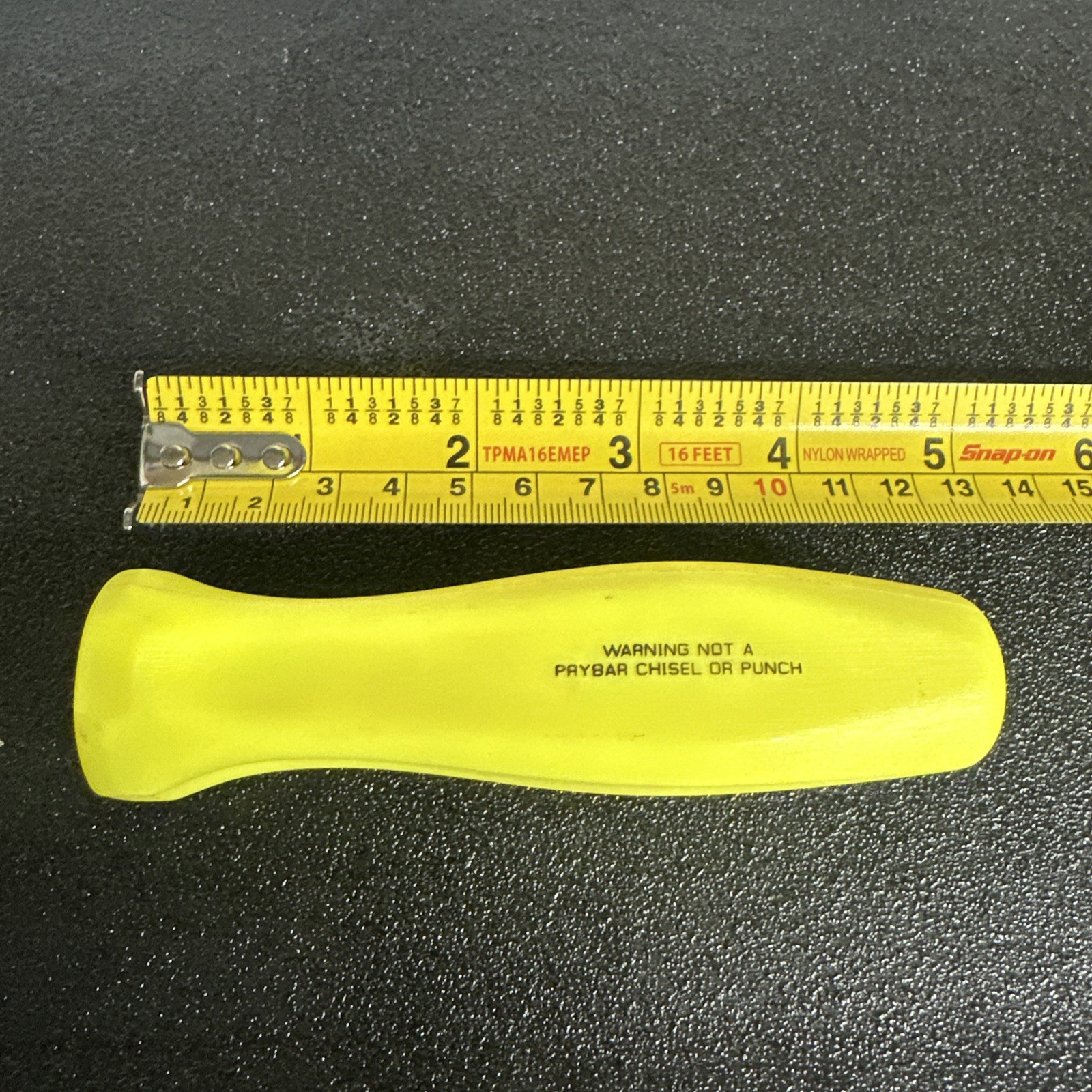 *BRAND NEW* Snap-on 5” YELLOW HARD RATCHET HANDLE Replacement Handle Not HiViz