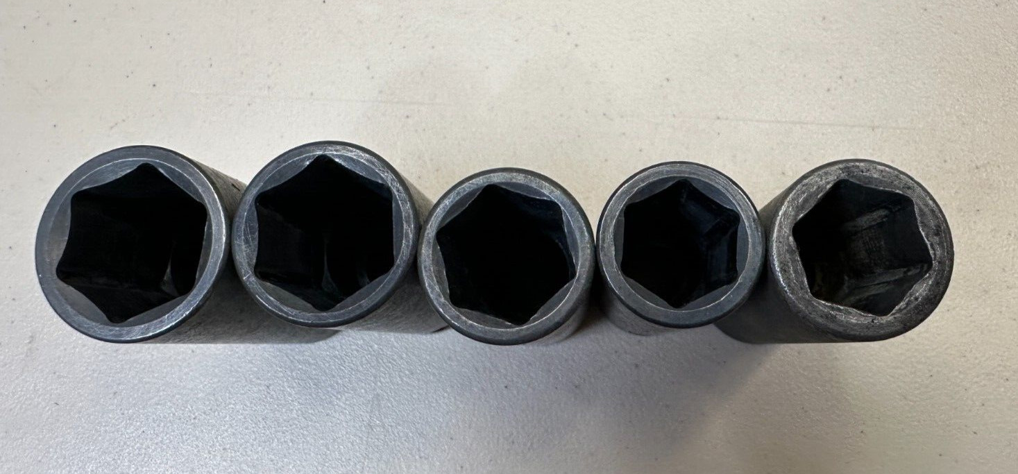 5 – 6 Point Mostly Wilmar 1/2 in. Drive SAE Impact DEEP Sockets See sizes below