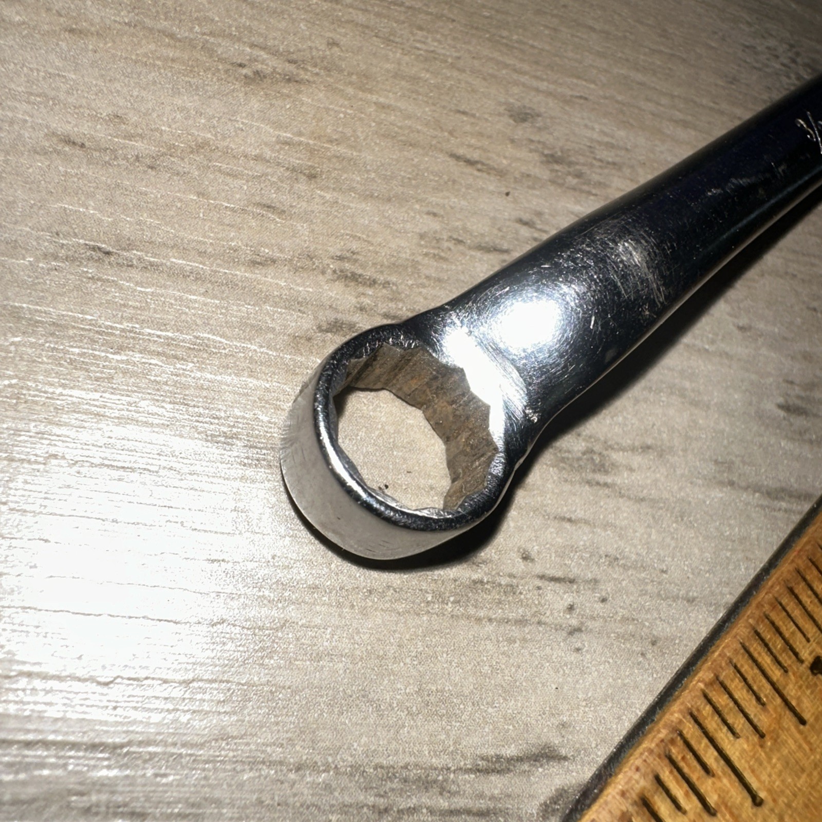 SNAP ON XS1214S 3/8″ x 7/16″ Double BOX End WRENCH Early Date Code! Nice Shape!!