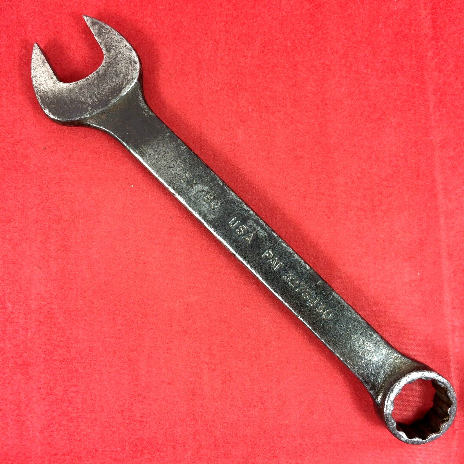 Snap-on 9/16″ GOEX180 Black Industrial Finish Short Combination Wrench Underline