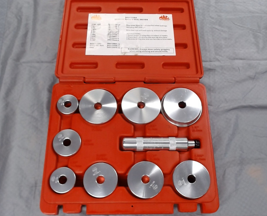 USED MAC TOOLS BRD129MA RACE BEARING AND SEAL DRIVER SET (Clean)