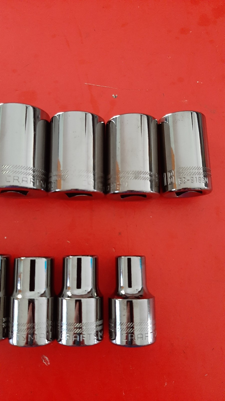New Craftsman OVERDRIVE 1/2″ Drive SAE 11pc Shallow Socket Set 3/8″ to 1″ 6pt