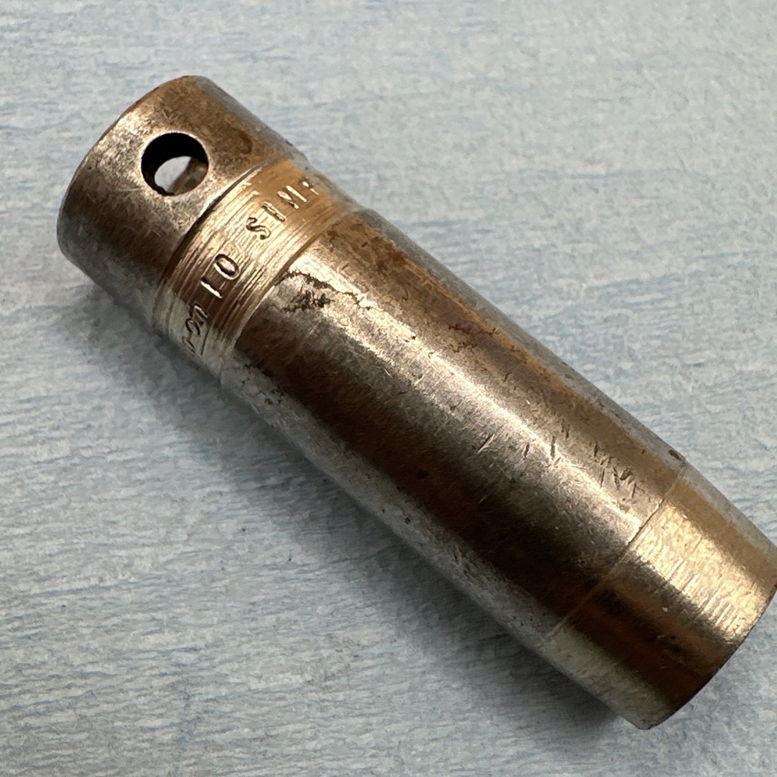 Vintage Snap On 10mm 6 Point Deep Impact Socket 3/8” Drive SIMFM10 *Worn