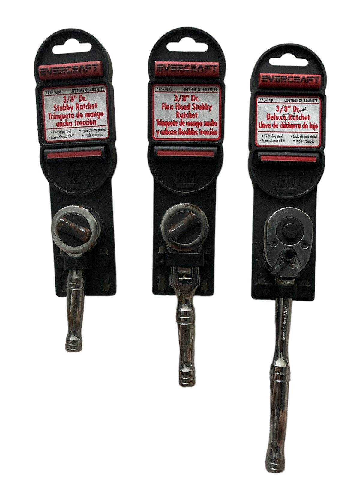 3/8″ Dr. Stubby, Flex Head Stubby & Deluxe Ratchets – Pre-Owned (M)
