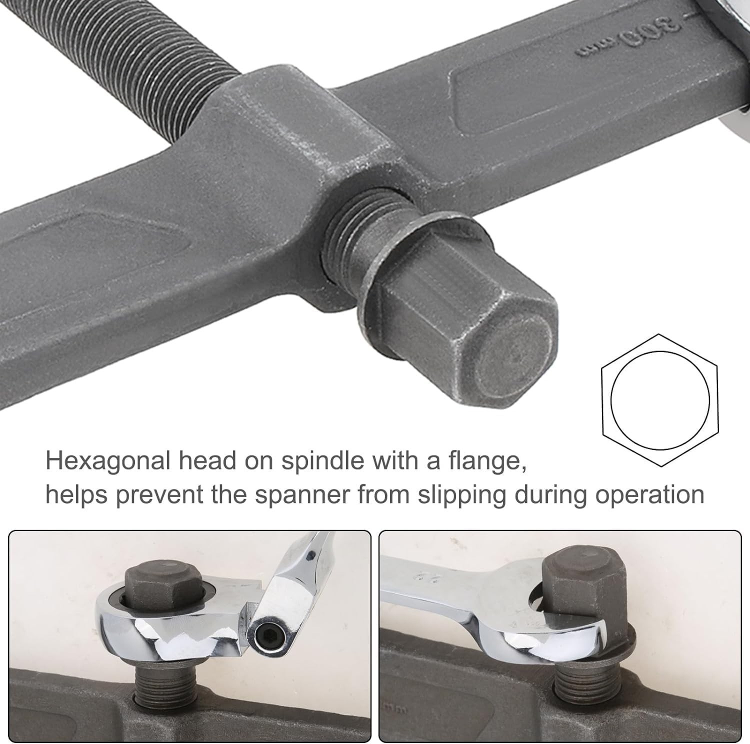 Versatile 12-Inch Reversible Gear Puller for Damage-Free Removal of Components