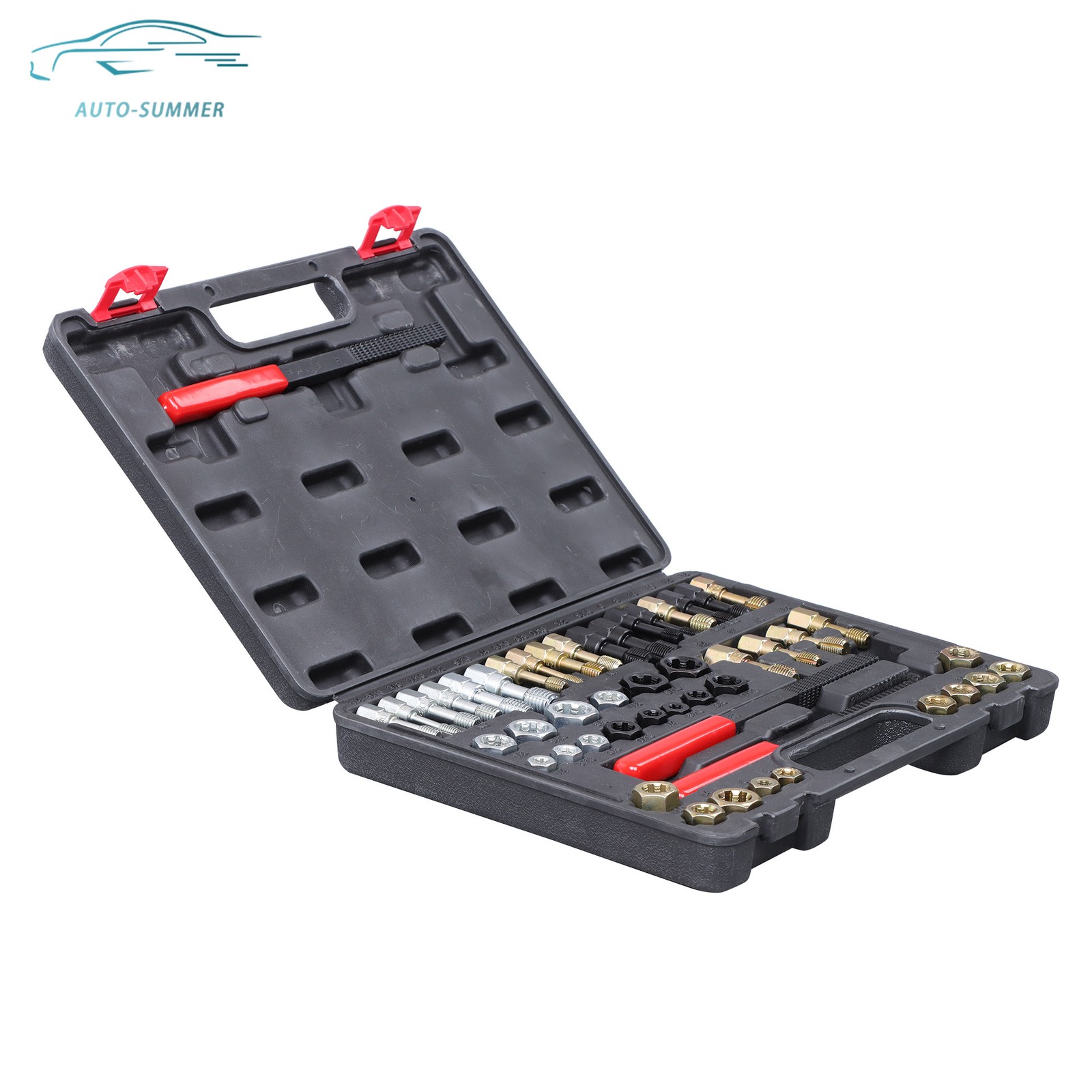 49 Pcs Thread Repair Chaser Set UNF UNC and Metric Thread Restorer Kit