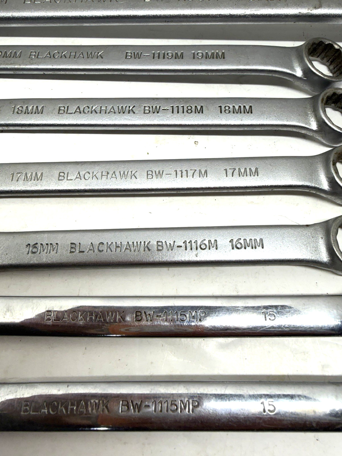 BlackHawk USA 14-Piece Metric Combination Wrench Set 10-19 +30MM and duplicates