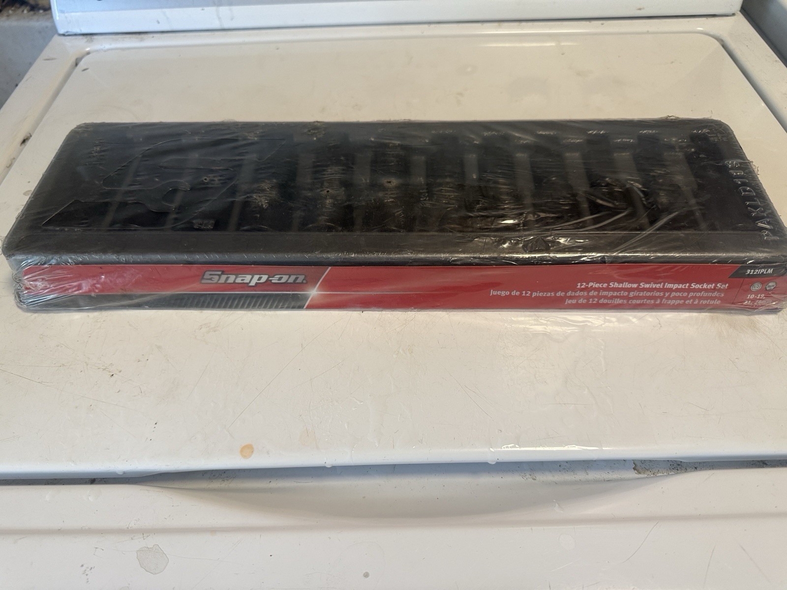 Snap-on NEW 12 Piece 1/2″ Drive 6-Point Metric Shallow Impact Swivel Socket Set