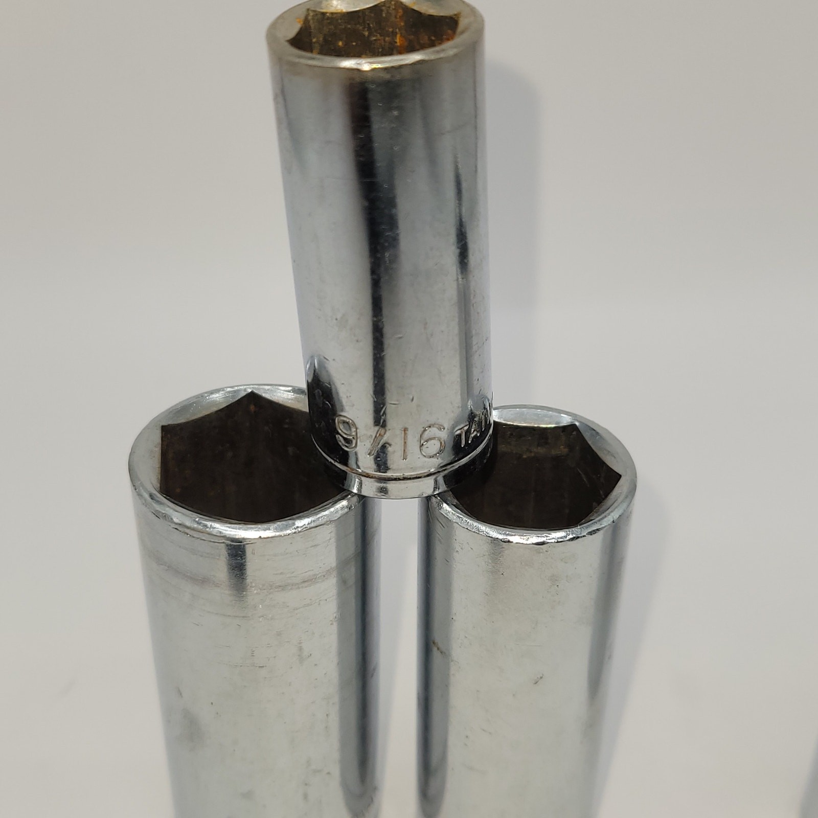 6 3/8″ drive – 6 point deep sockets – Taiwan SAE *see description for sizes