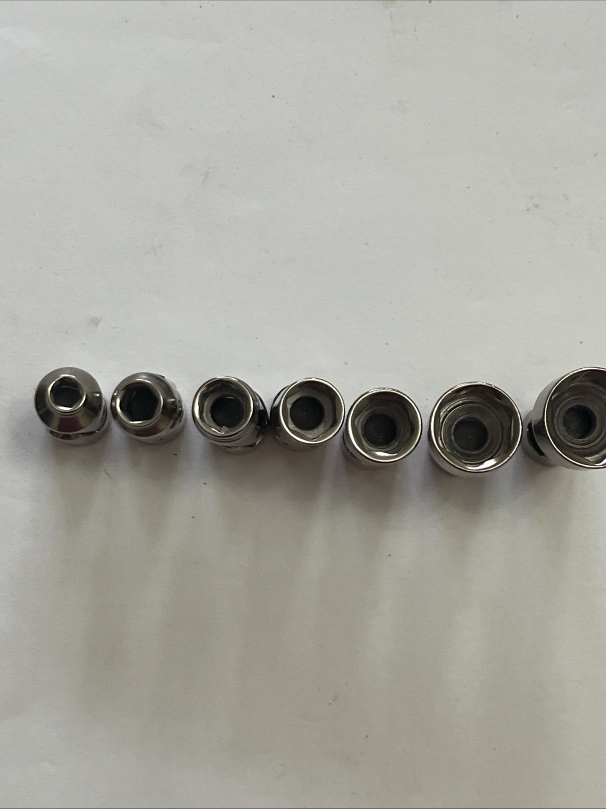 Craftsman 1/4″ Drive SAE Swivel Flex Sockets GK USA 7 pcs 6 Point 3/16″ to 9/16