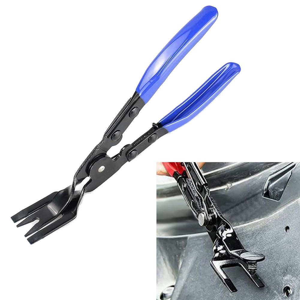 Labor Saving Door Trim Pliers with Insulated Handles and Spring Loaded Design