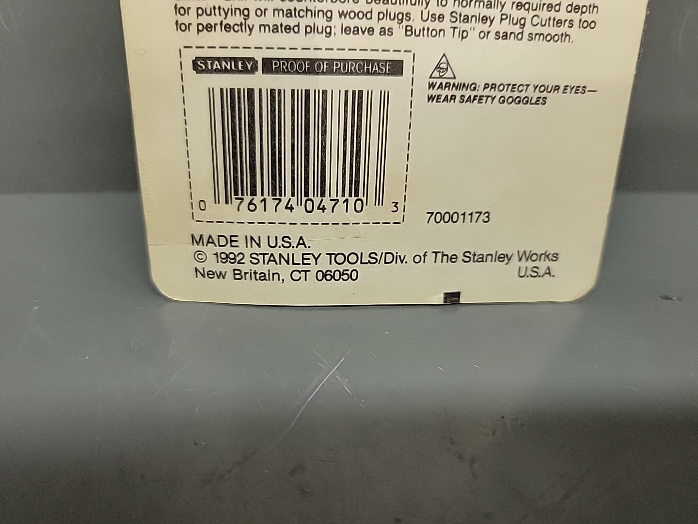 Stanley 04-710 3-In-One Screw Sink 2″ x #10 USA 1524A New Old Stock