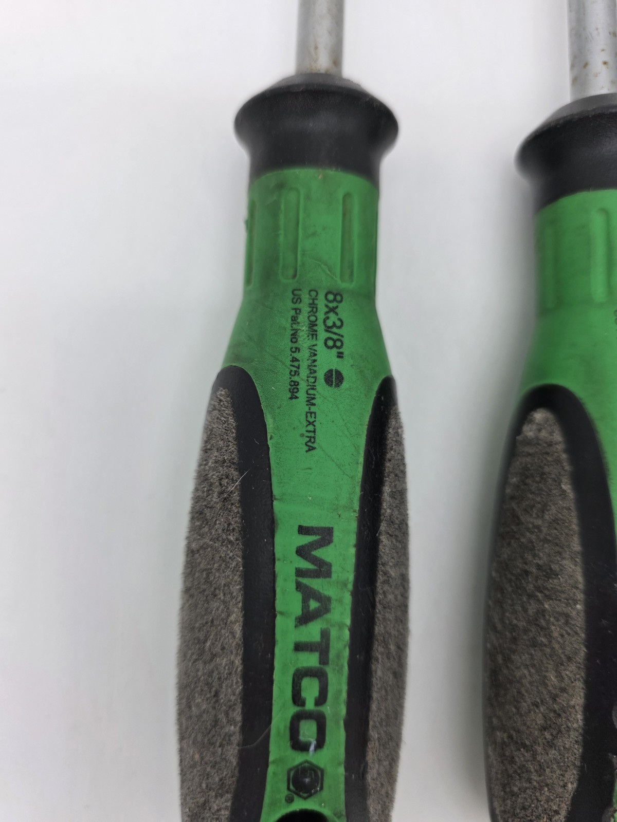 Matco Screwdriver Set Ergonomic Felt Grips Witte Germany 5 Pieces Green
