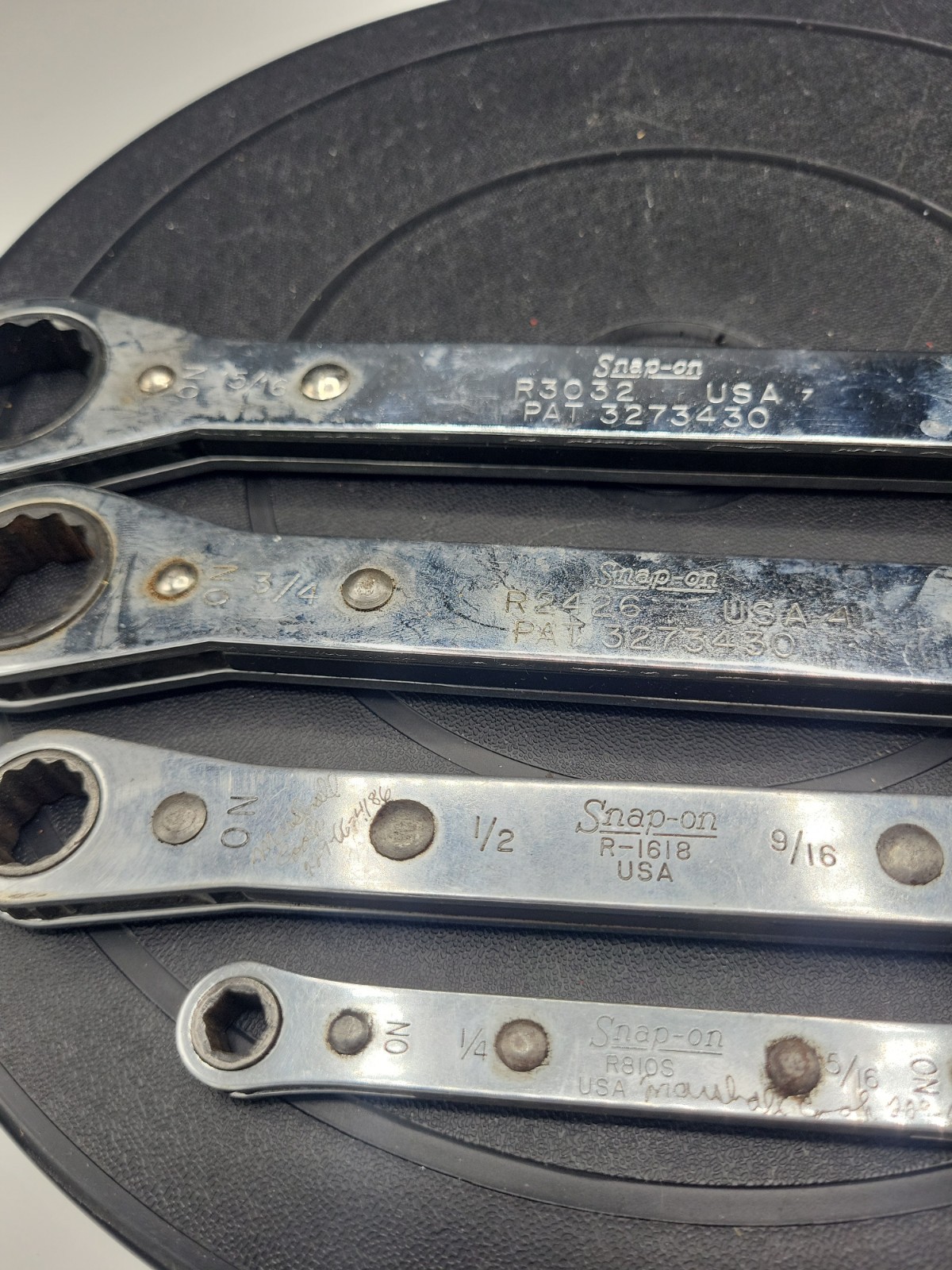 4Pc. Snap-On Tools 6 & 12 Pt. Ratcheting Box 1/4″ – 15/16 » Wrench Set