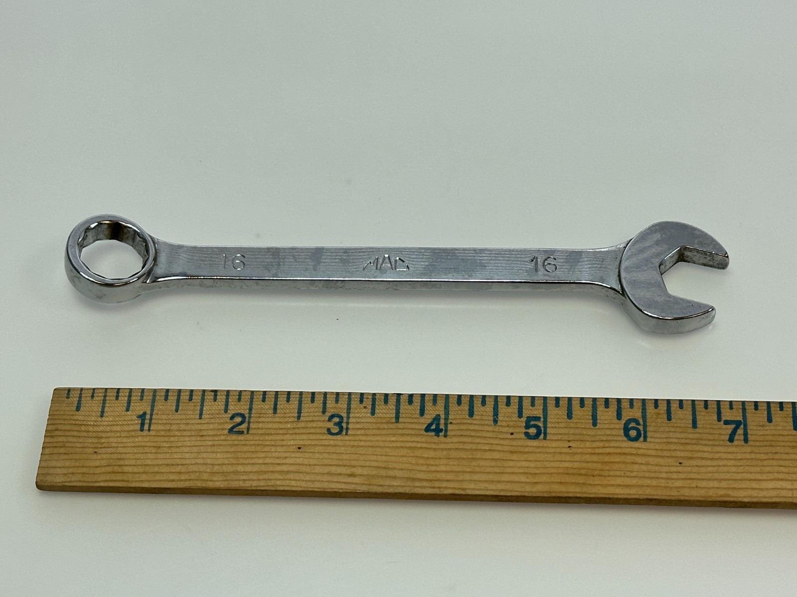 MAC Tools USA M16CW Metric 16mm Combination Full Polish Wrench, 12 Point
