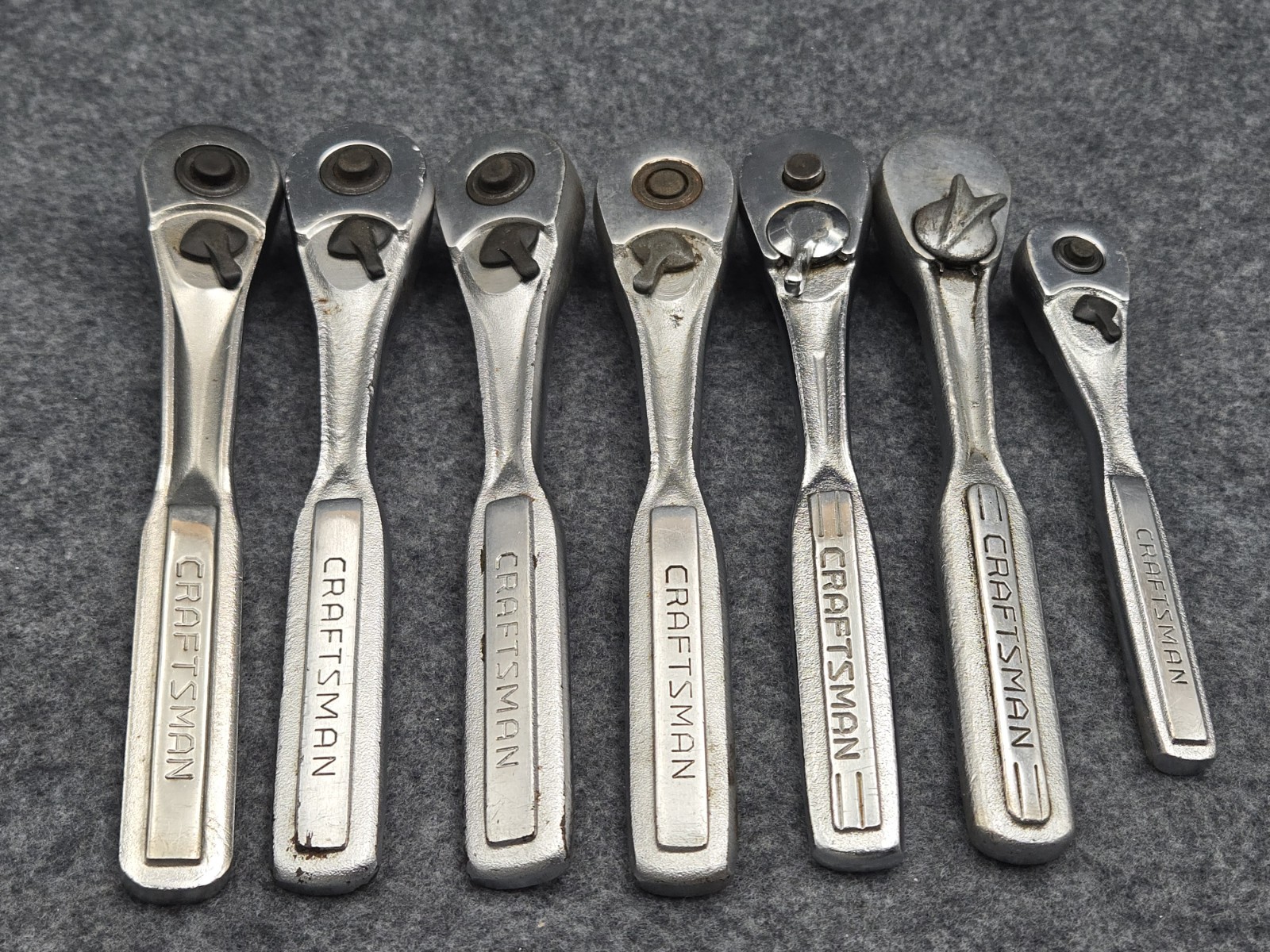 Craftsman USA 1/4″, 3/8″ Ratchet Lot of 7 Parts Repair