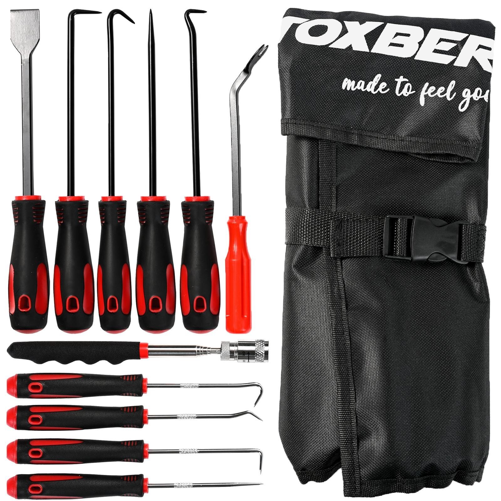 11x Pick And Hook Set Automobile Electronic Hand Tool Scraper Oring Seal Removal