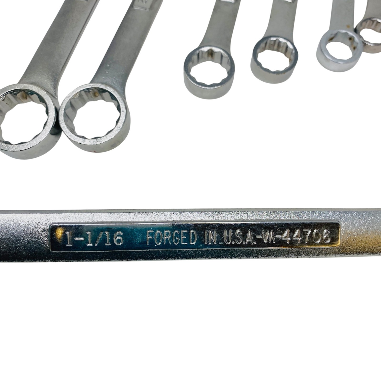 Craftsman USA Wrench Set Heavy Duty 1-1/4″ to 1/4″, Forged in USA, 13 Pcs