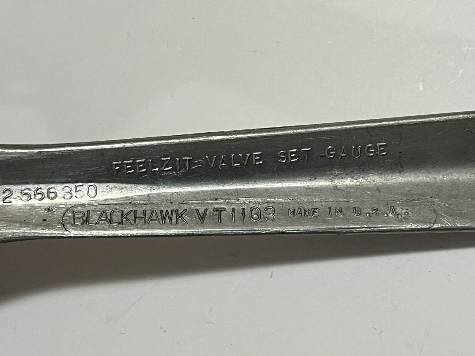 Blackhawk VT-1103 FEELZIT Overhead Valve Set Clearance Adjusting Gauge USA