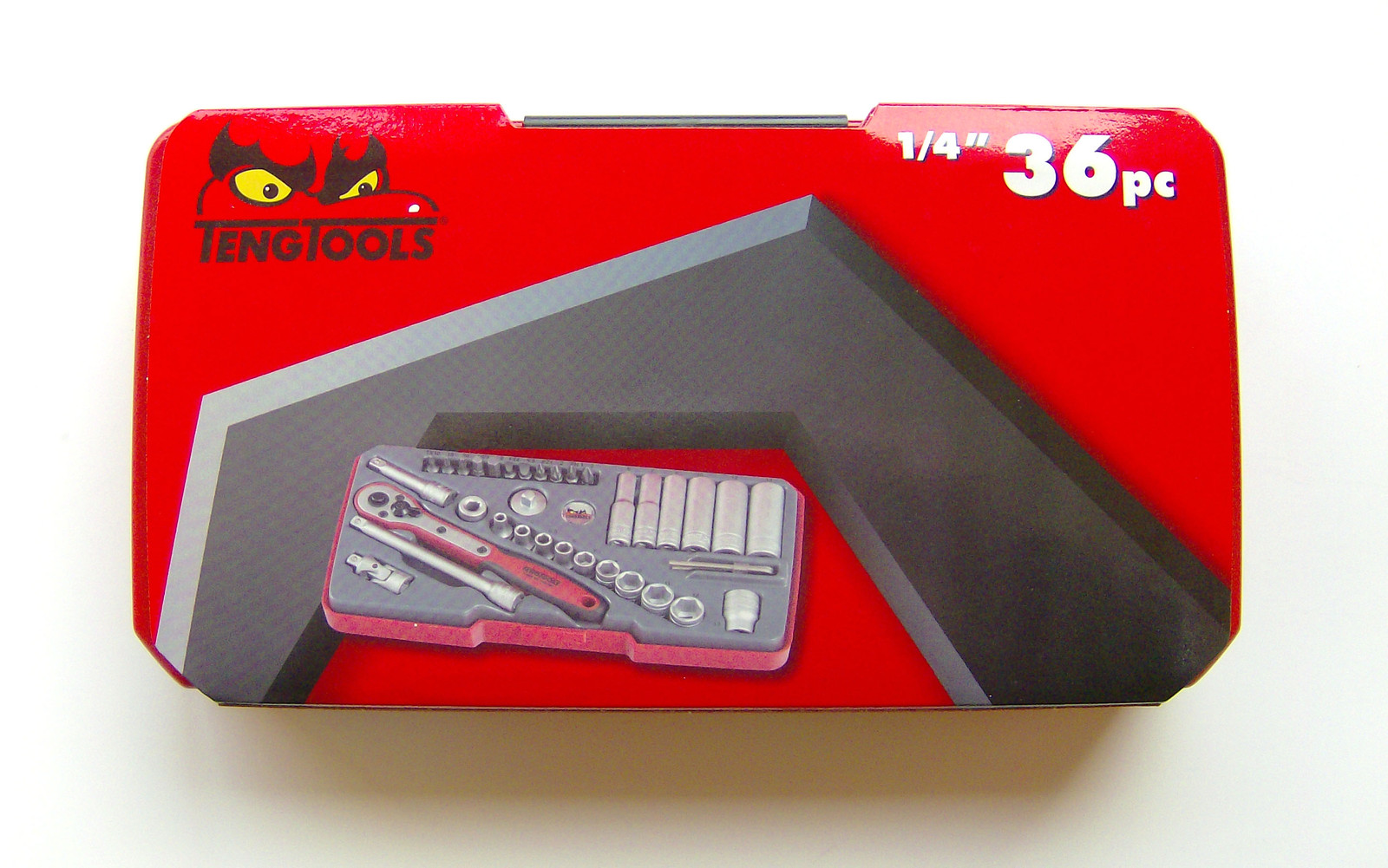 Teng Tools T1436 1/4 square drive 36 piece metric socket set 167290105
