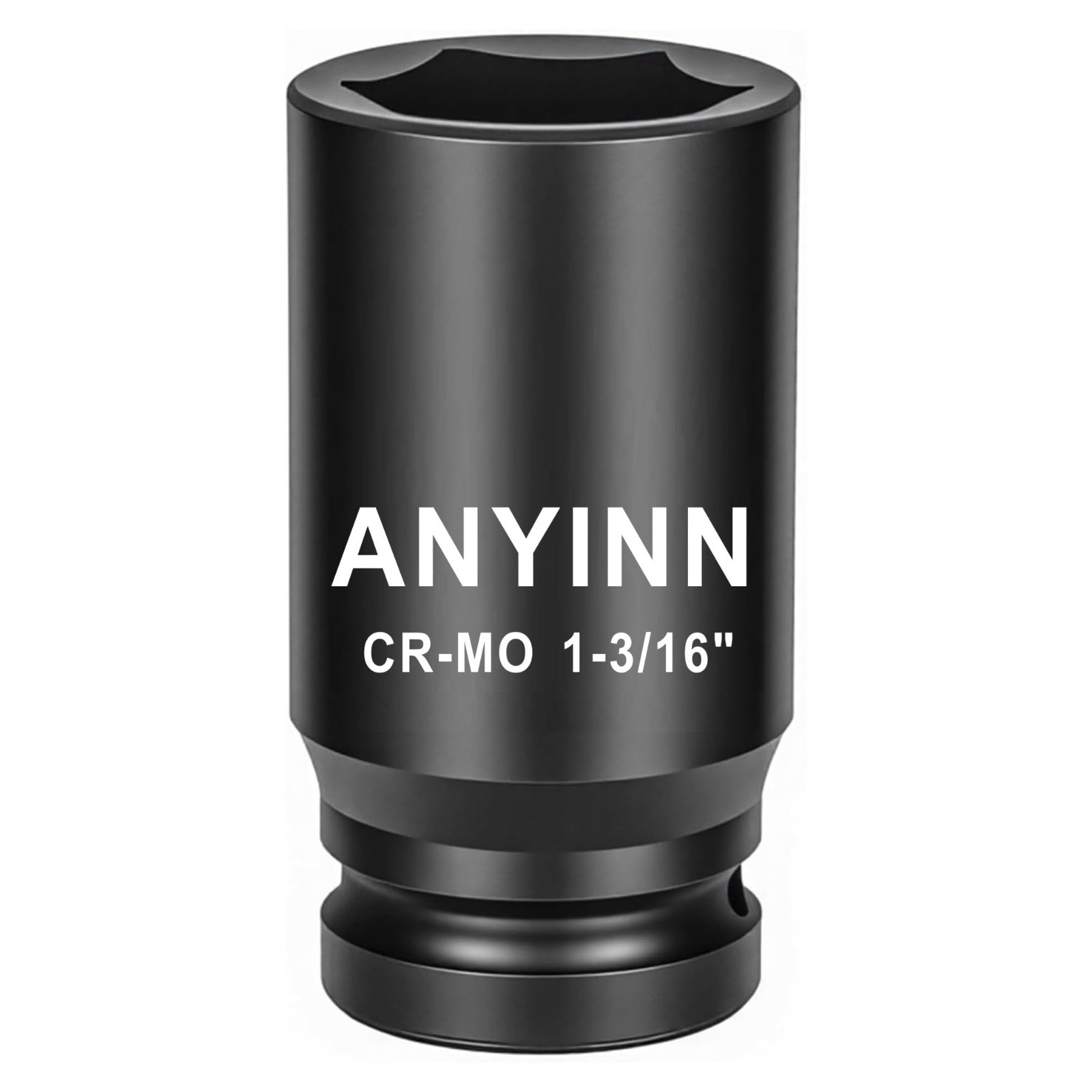 3/4″ Drive 1-3/16″ Deep Impact Socket, Heavy Duty Chrome Moly Steel, 6-Point, 80