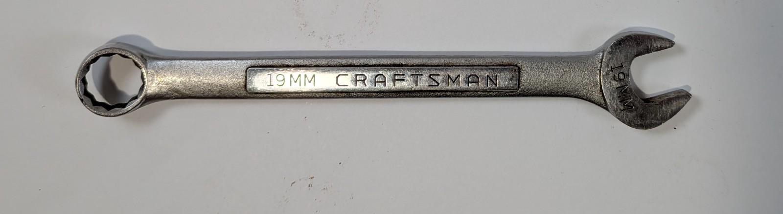 Craftsman Metric 19mm 12 Pt Offset Combination Wrench Model 42921 Made USA