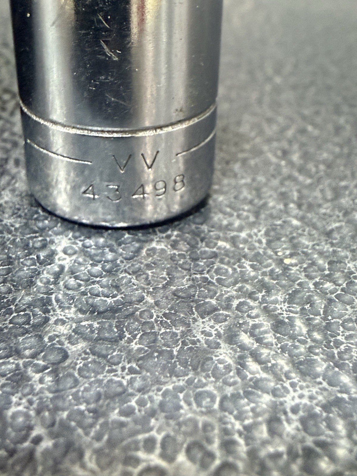 Vtg 7/16″ Craftsman VV-Series Part 43498 1/4″ Drive 6-Point Socket USA Made