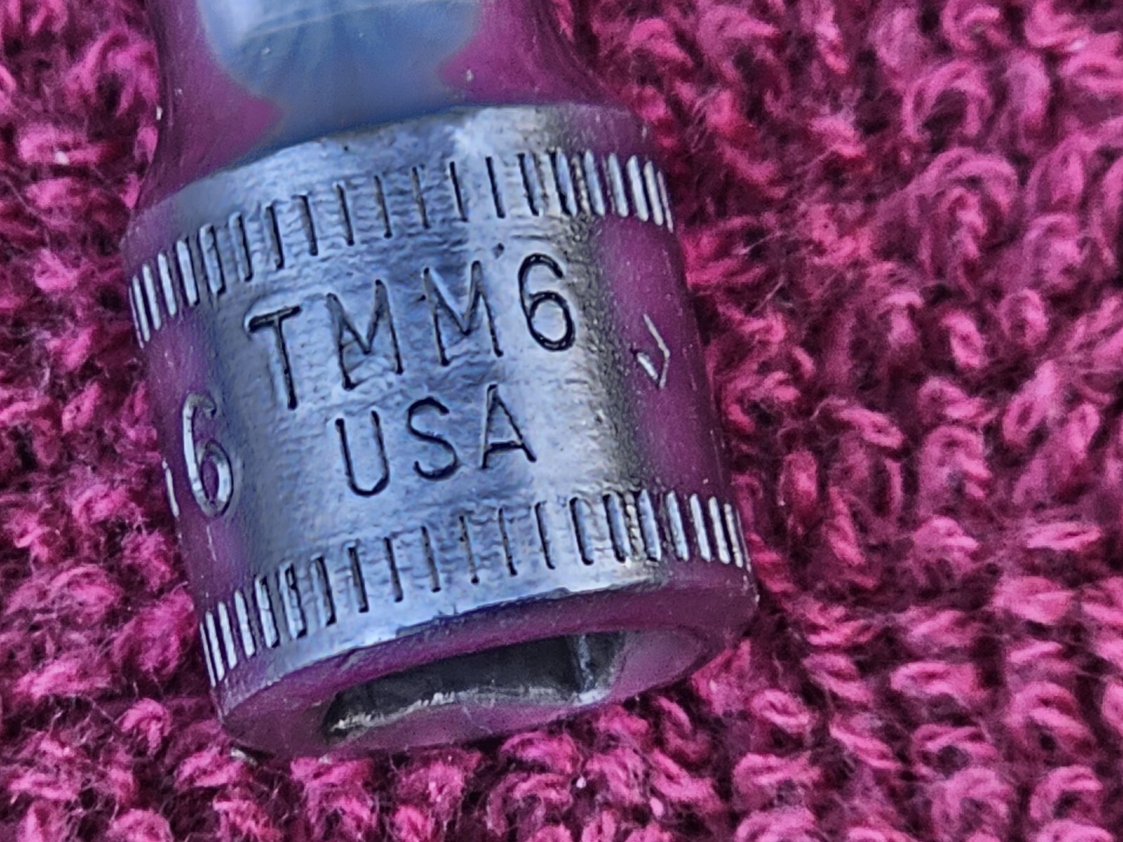 Snap On USA 1/4″ Drive 6mm METRIC 6 Point Shallow Socket TMM6