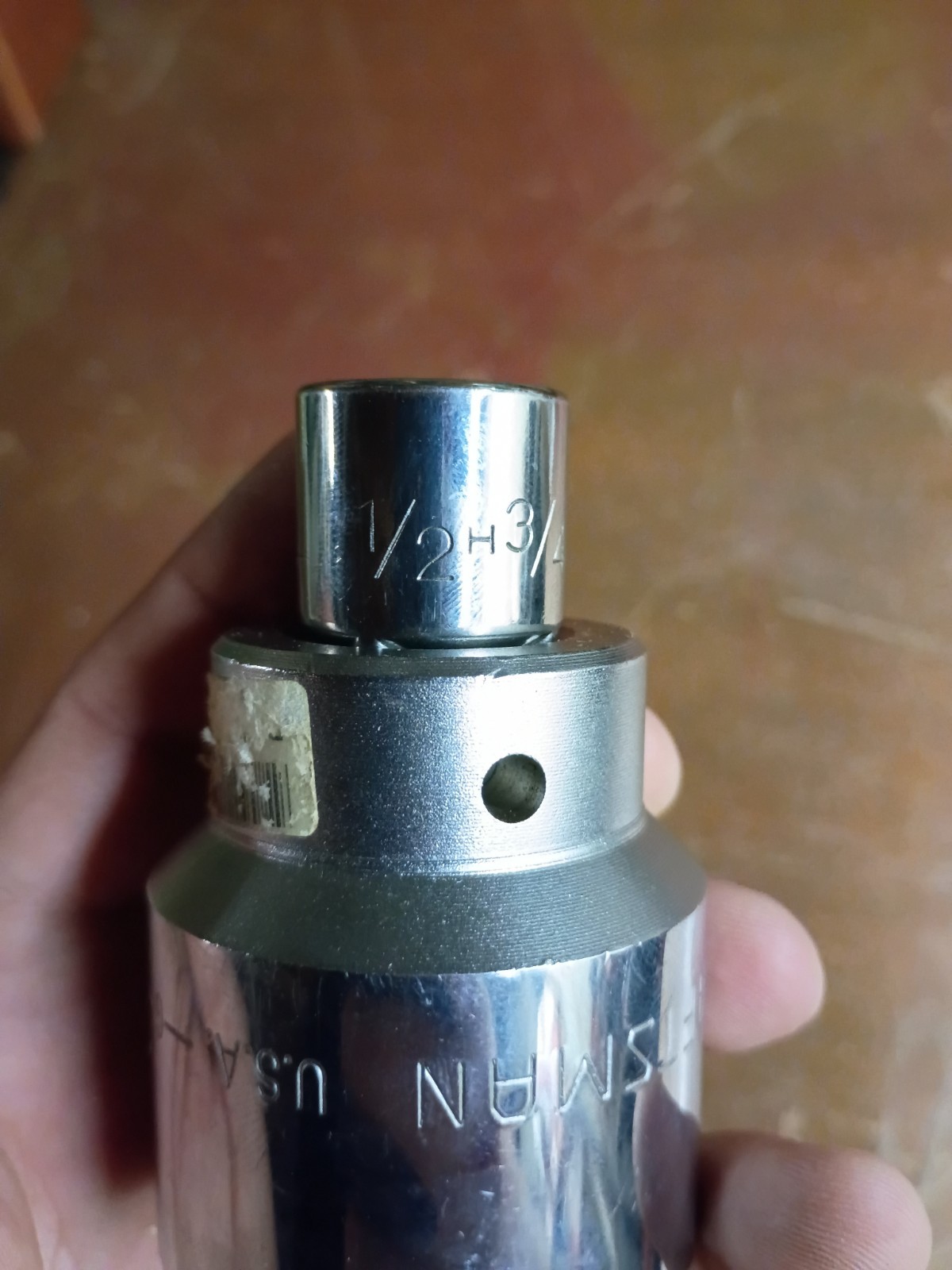 Craftsman 1-1/2” SAE 12 Point Standard Shallow Socket 3/4” Drive With Reducer