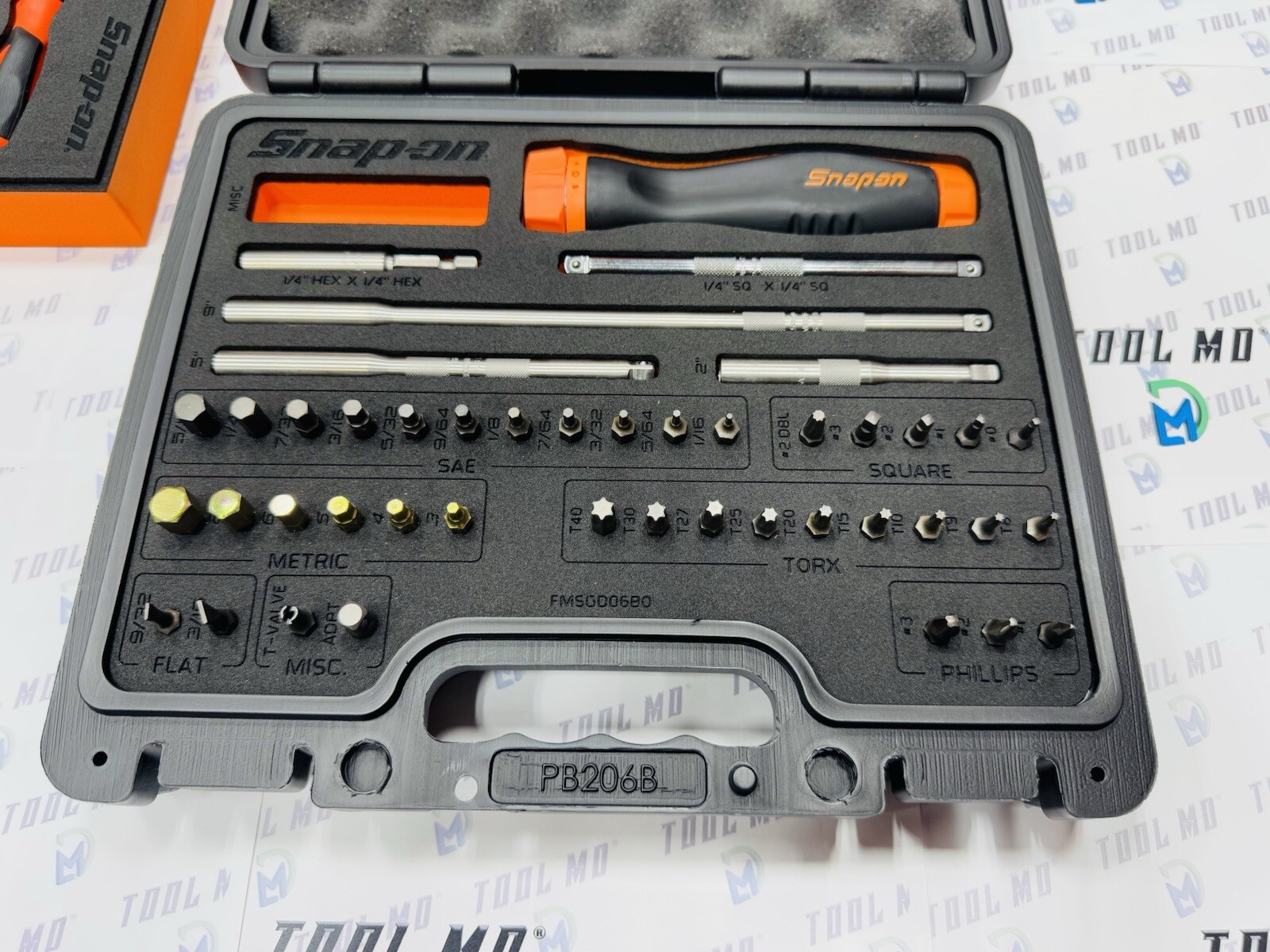 Snap-on Tools USA NEW 334pc ORANGE Master General Service Foam Set 2101GSS01FO