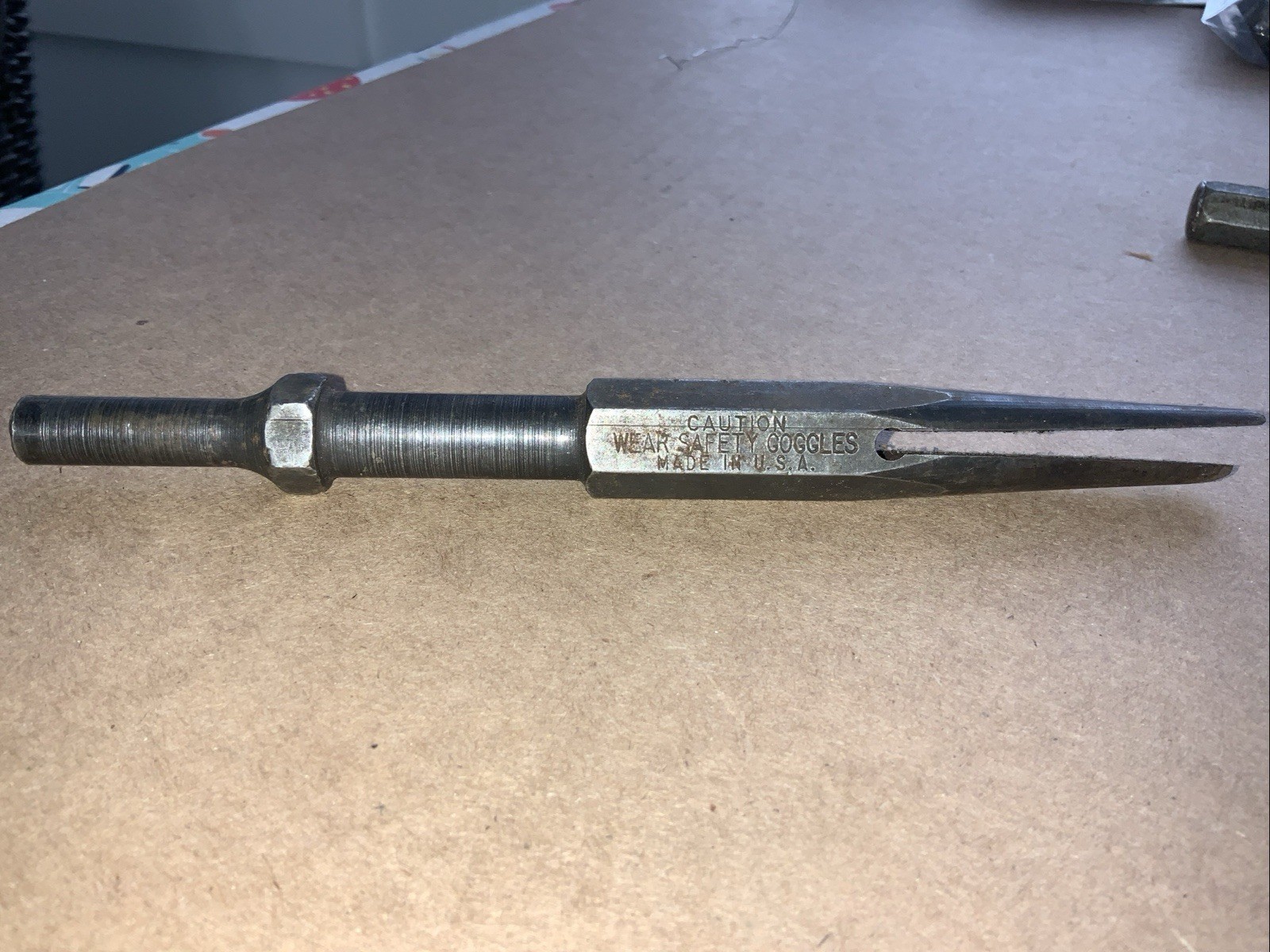 Vintage Tail Pipe Exhaust Removal Pry Bar Tool 7.25” Poss. 33000 Pipe Remover