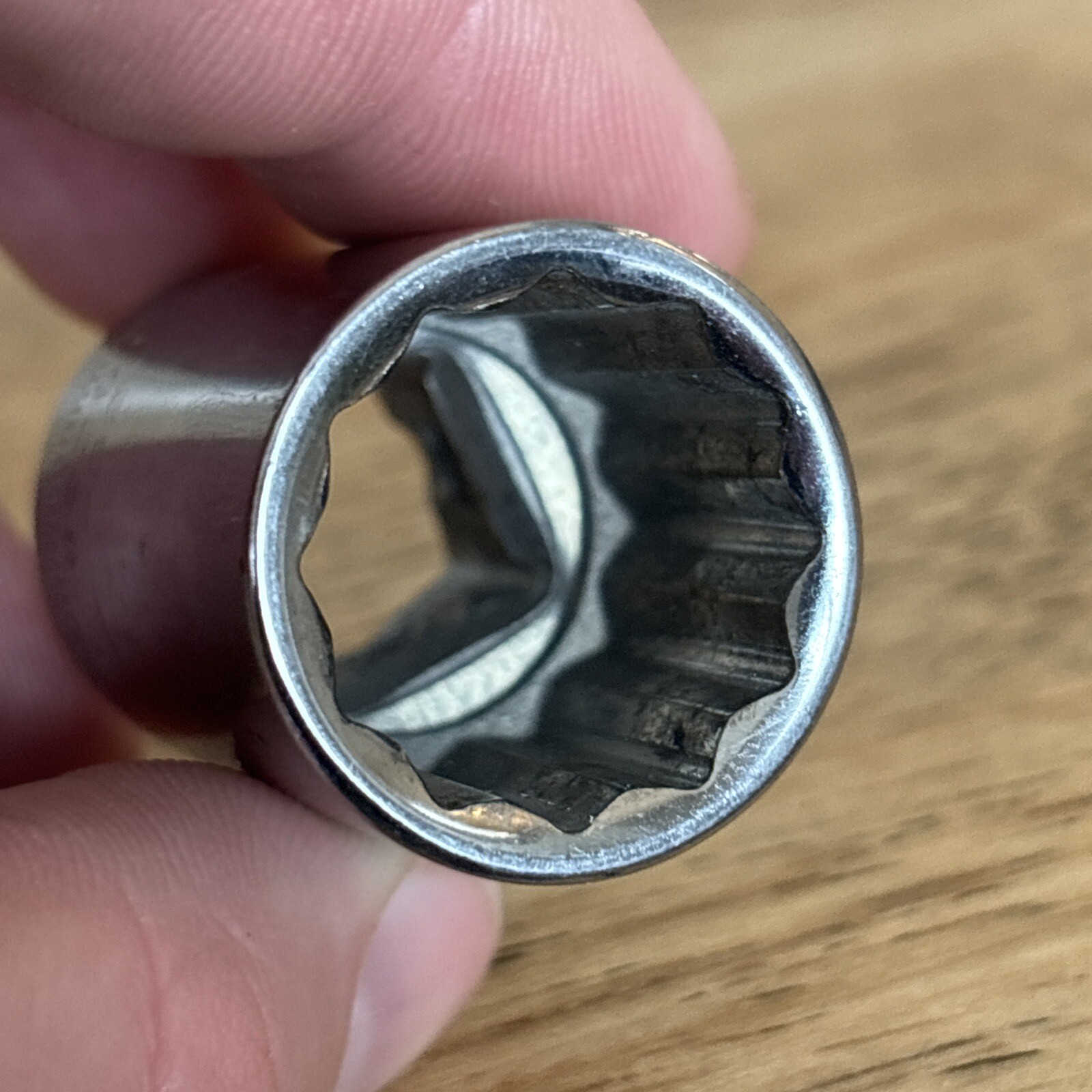Craftsman USA 19mm Shallow Socket 1/2″ Drive 12 Point Inverted G2 44238 USA